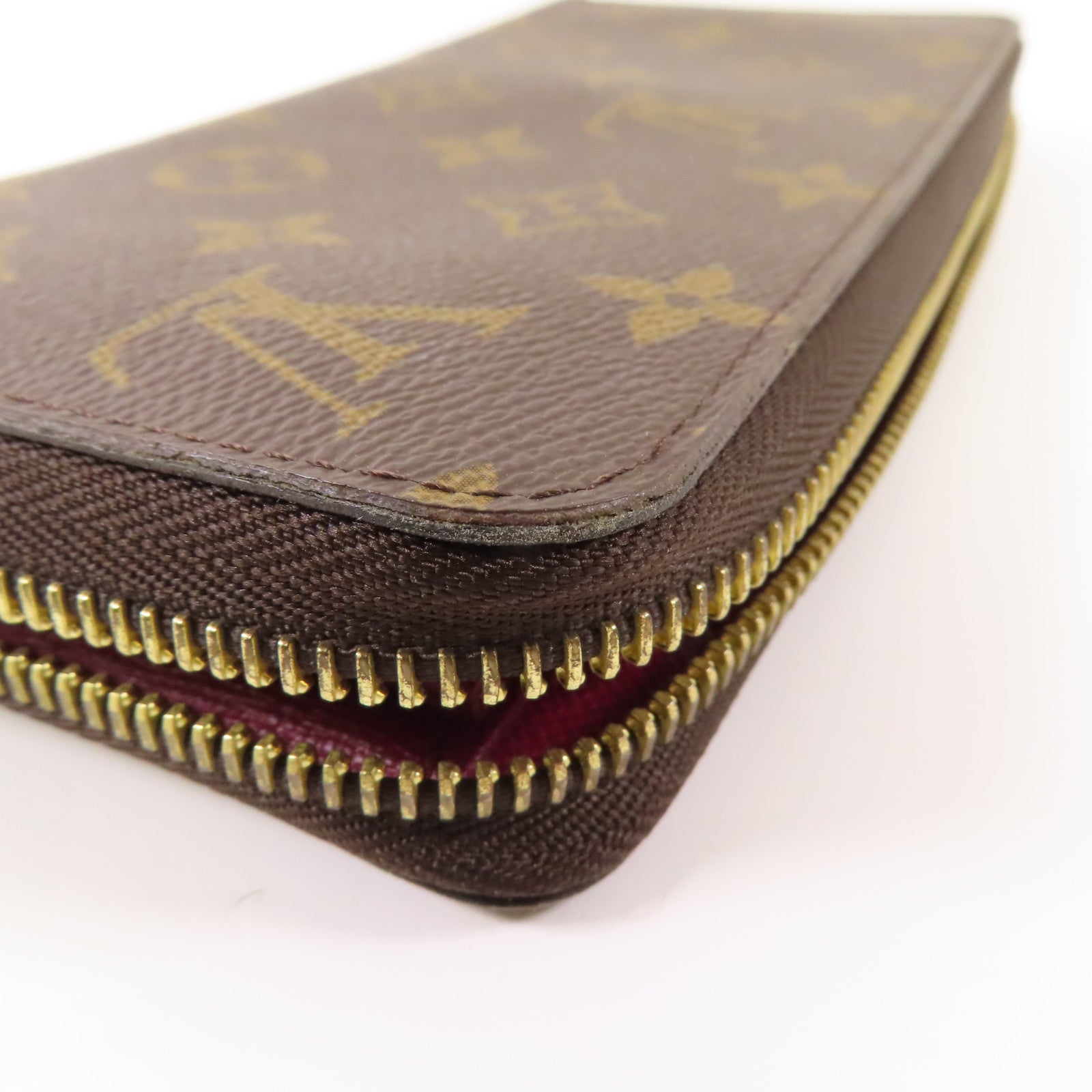 LOUIS VUITTON Monogram Zipper Long Wallet金扣長錢包