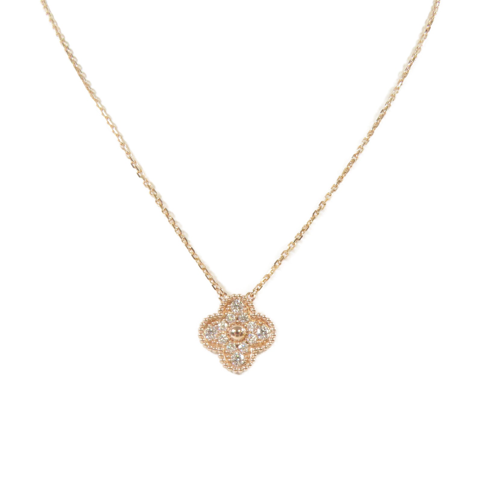 Van Cleef & Arpels 【激減優惠】18K Vintage Alhambra項鍊金色#40cm