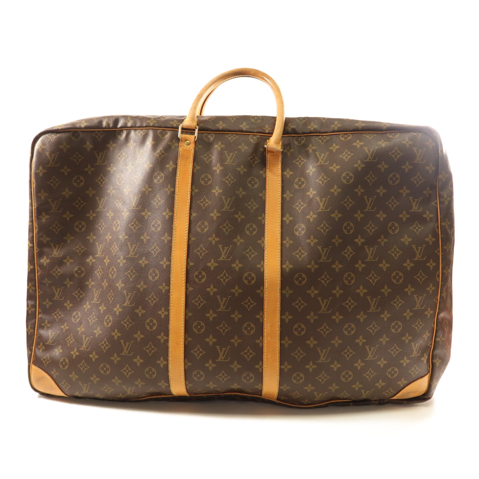 LOUIS VUITTON Monogram Sirius Travel Bag金扣波士頓包棕色