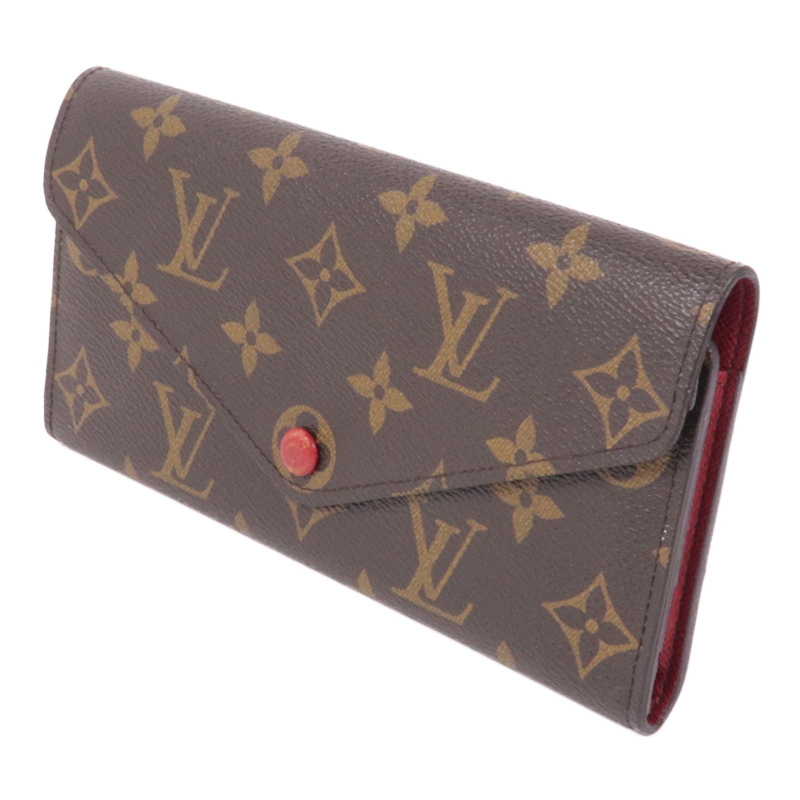 LOUIS VUITTON Monogram Emilie金扣長錢包