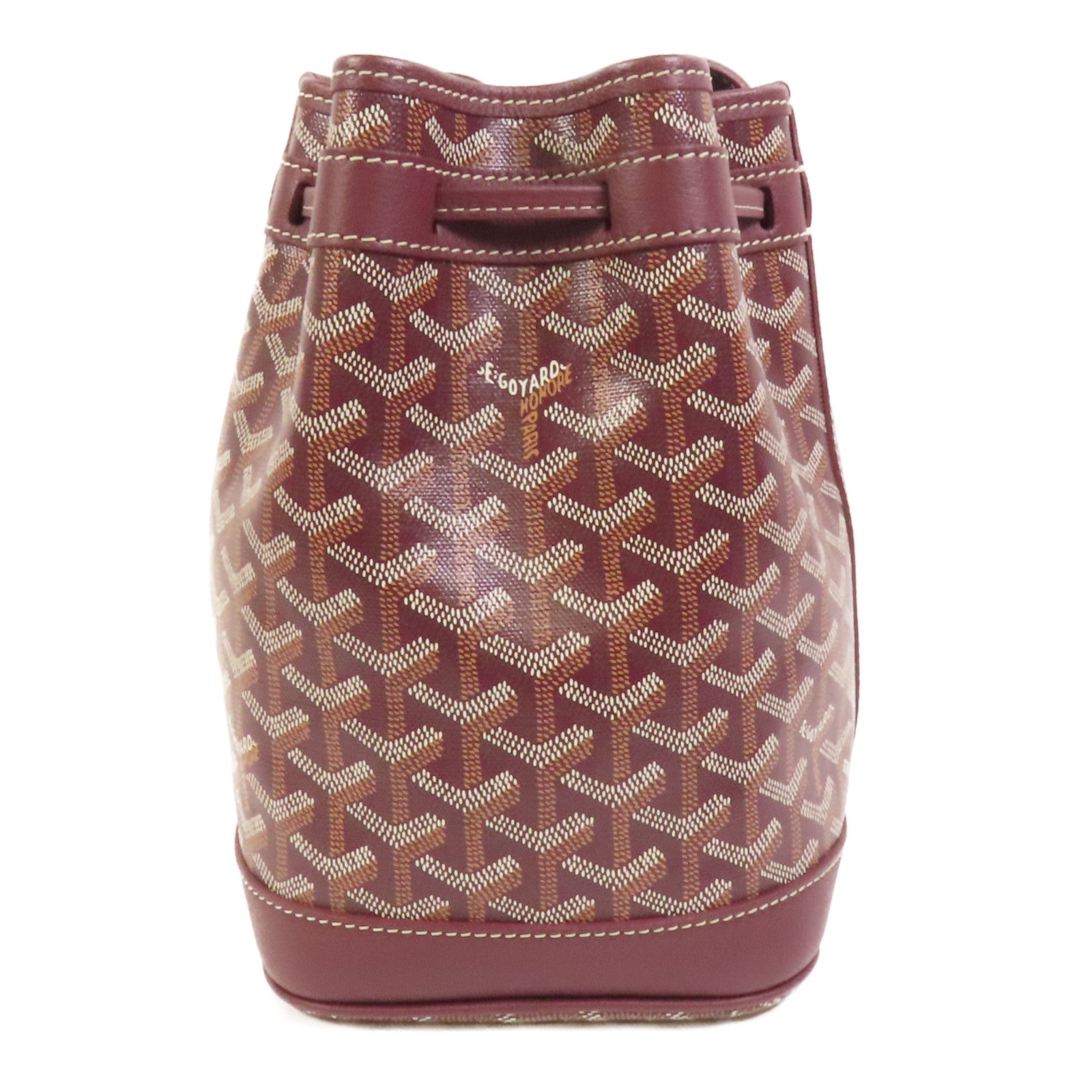 GOYARD 【激減優惠】塗層帆布Petit Flot Bucket肩背袋
