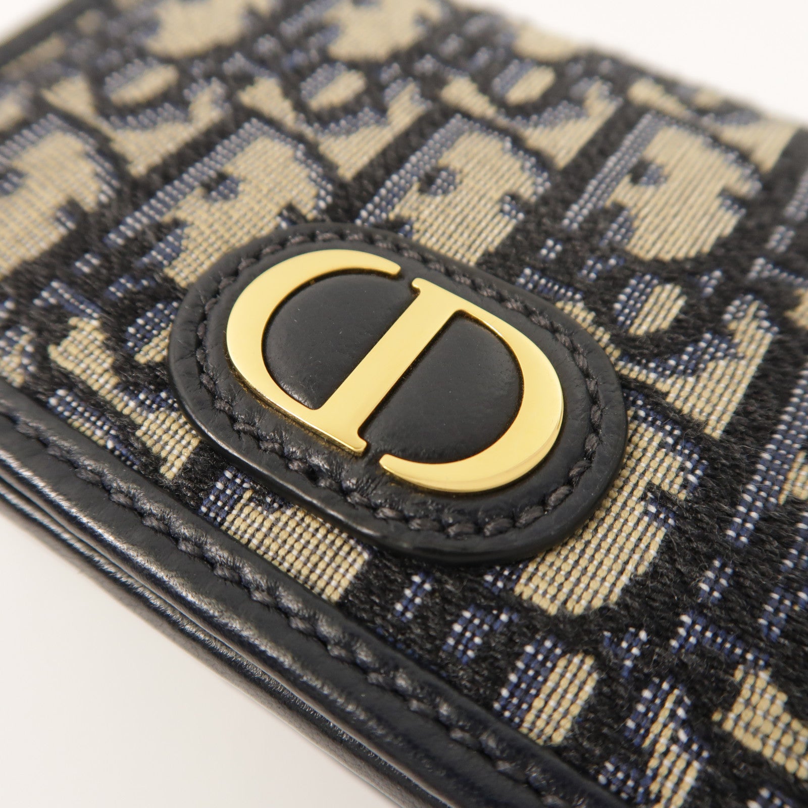Dior 帆布/羊皮皮革30 Montaigne Nano鏈帶肩背袋