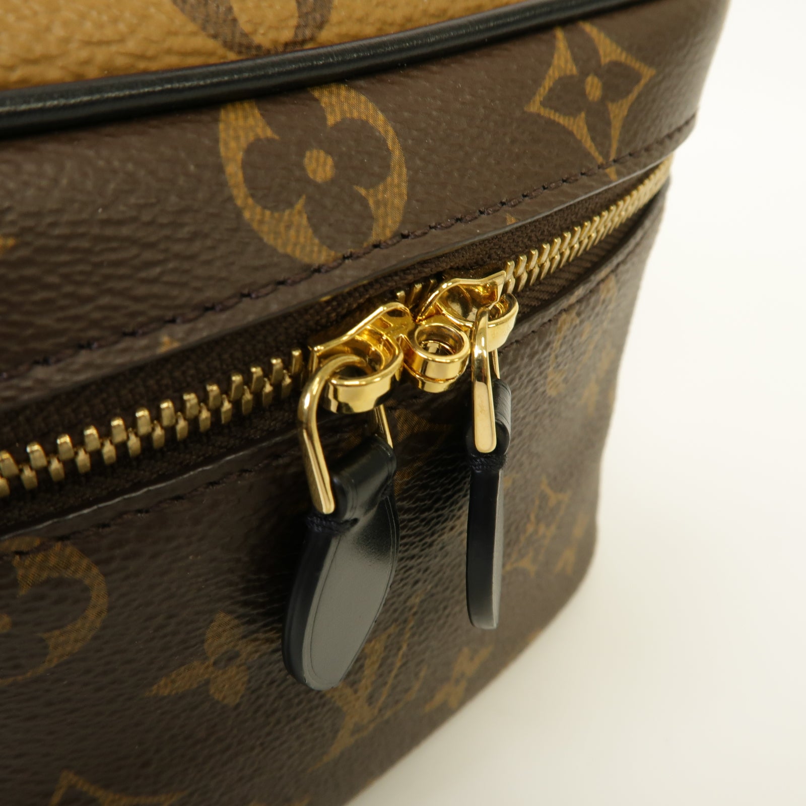 LOUIS VUITTON Monogram Vanity NV金扣手挽肩背兩用袋啡色