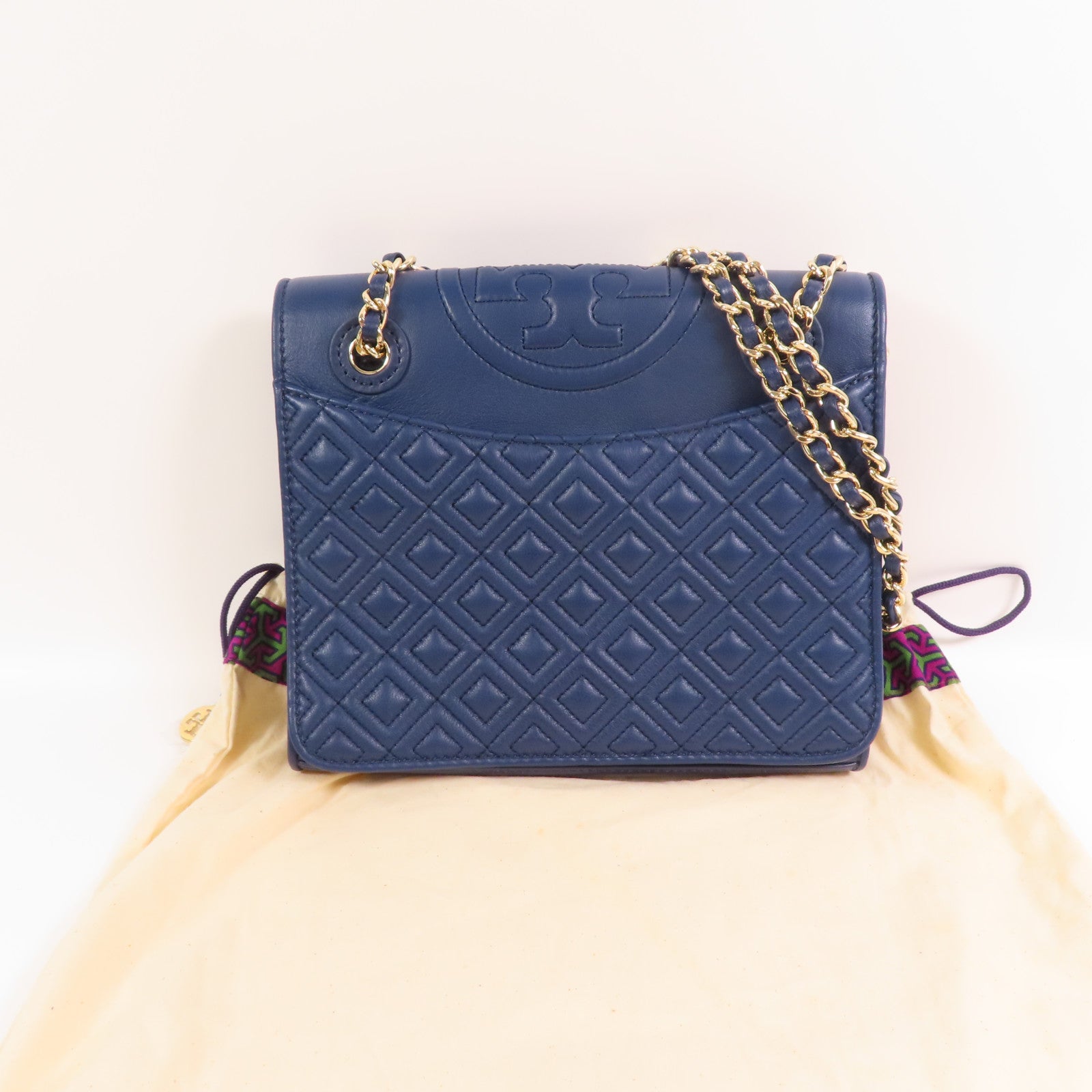 Tory Burch 牛皮皮革Chain Shoulder Bag金扣鏈帶肩背袋