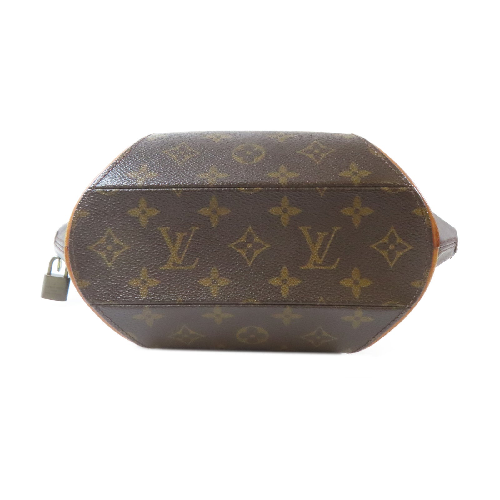 LOUIS VUITTON Monogram Elipse PM金扣手挽袋啡色