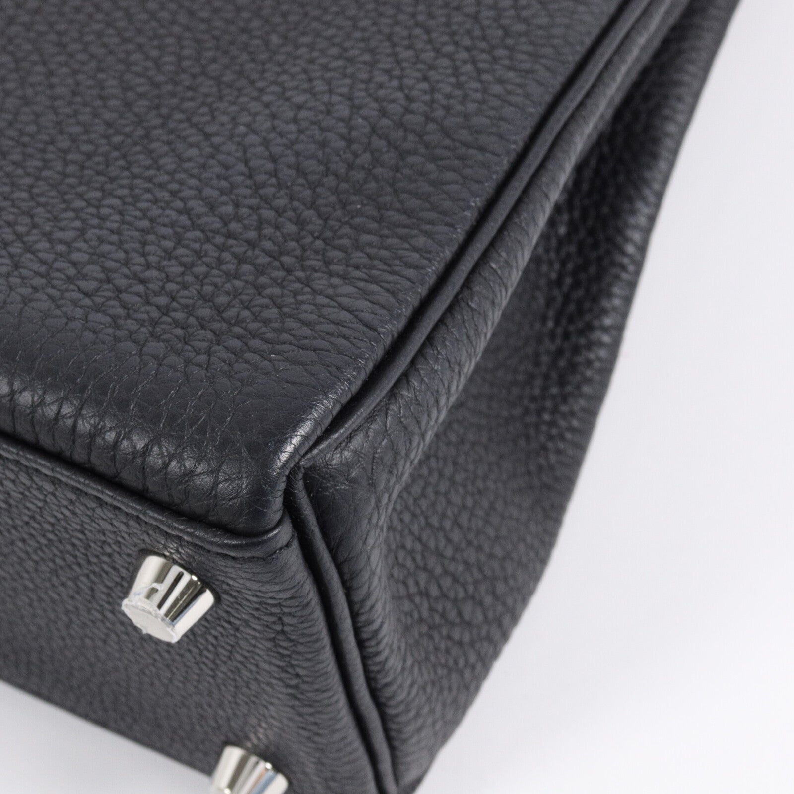 HERMES Togo皮革Kelly 25手挽肩背兩用袋Noir
