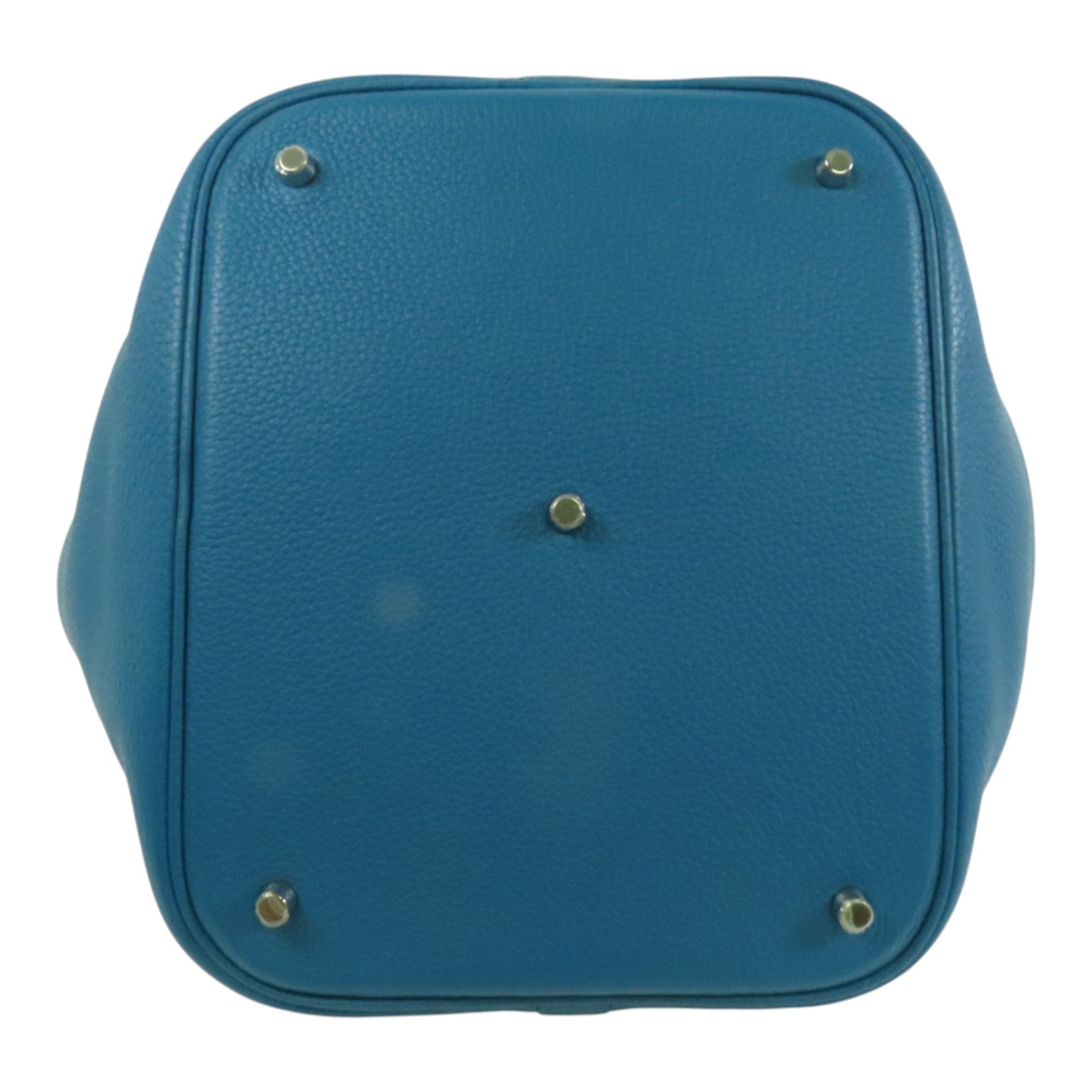 HERMES Clemence Picotin GM銀扣手挽袋