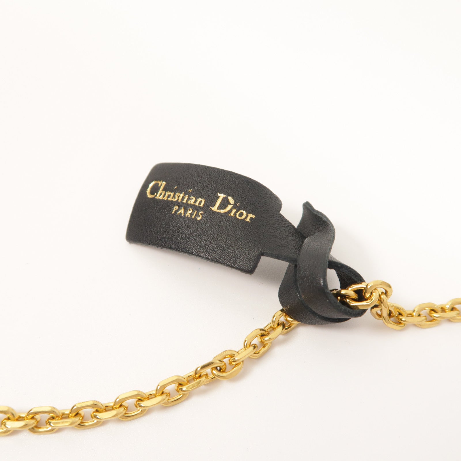 Dior 帆布/羊皮皮革30 Montaigne Nano鏈帶肩背袋