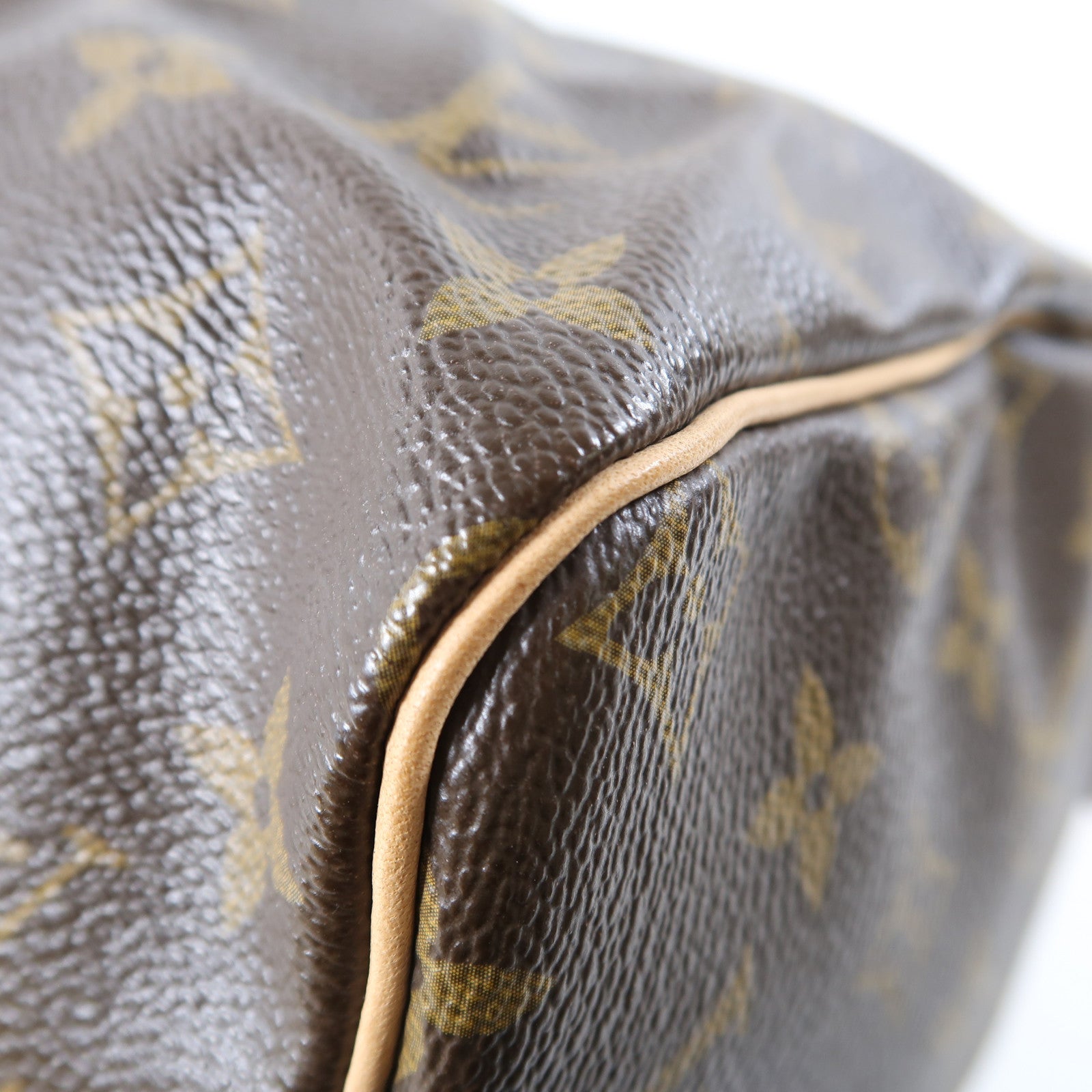 LOUIS VUITTON Monogram Speedy 30金扣手挽袋啡色