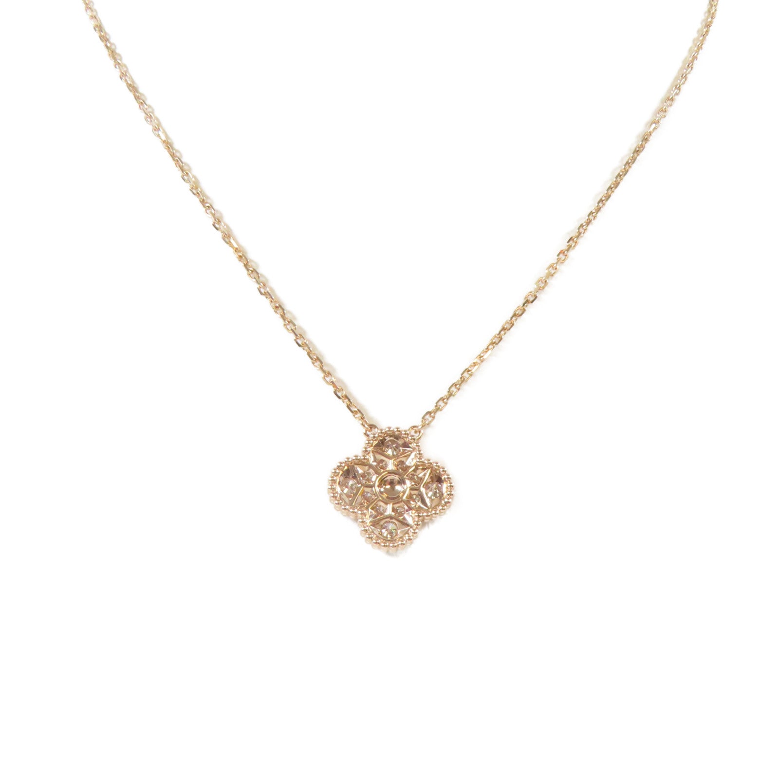 Van Cleef & Arpels 【激減優惠】18K Vintage Alhambra項鍊金色#40cm