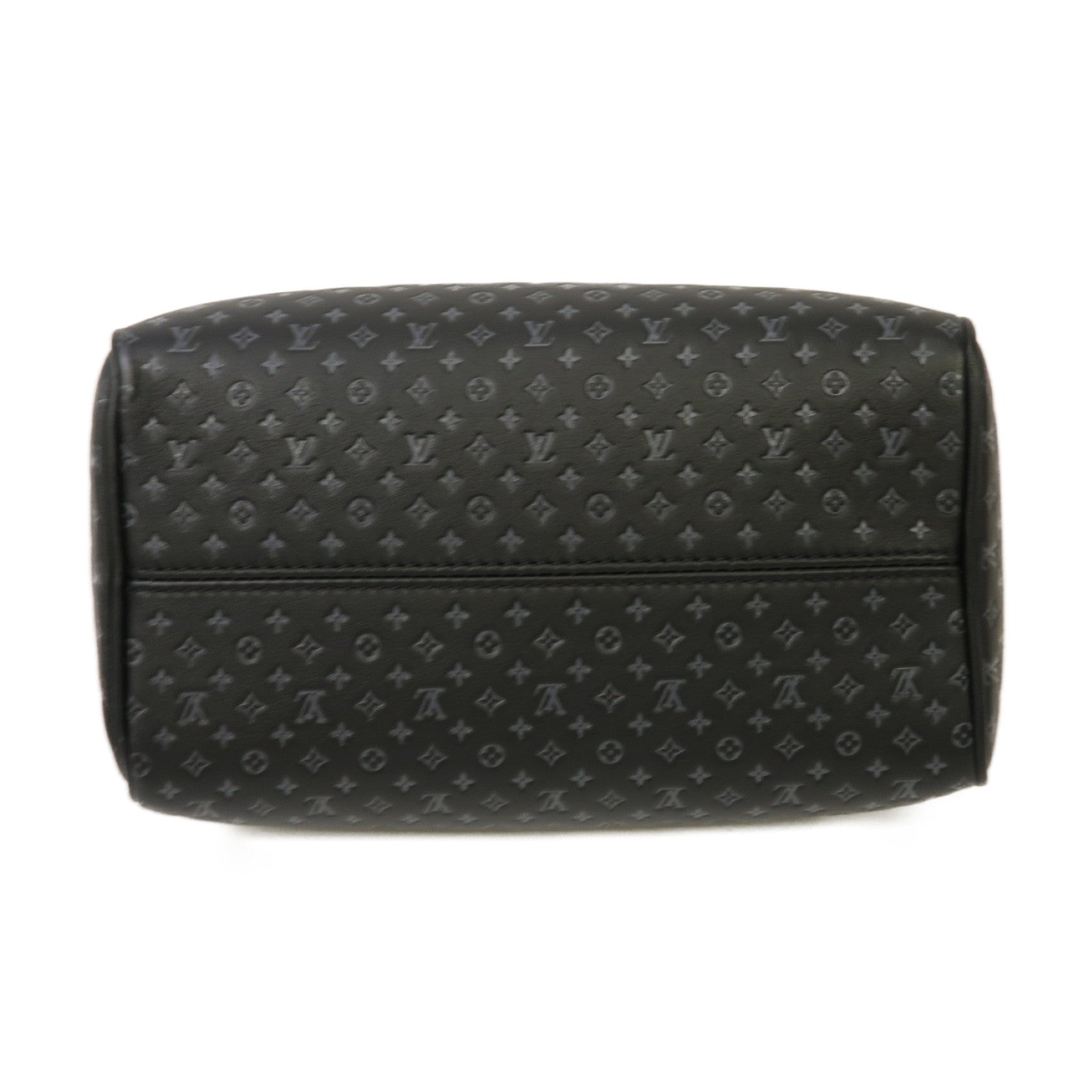 LOUIS VUITTON Nanogram Speedy Bandouliere 20金扣手挽肩背兩用袋黒色