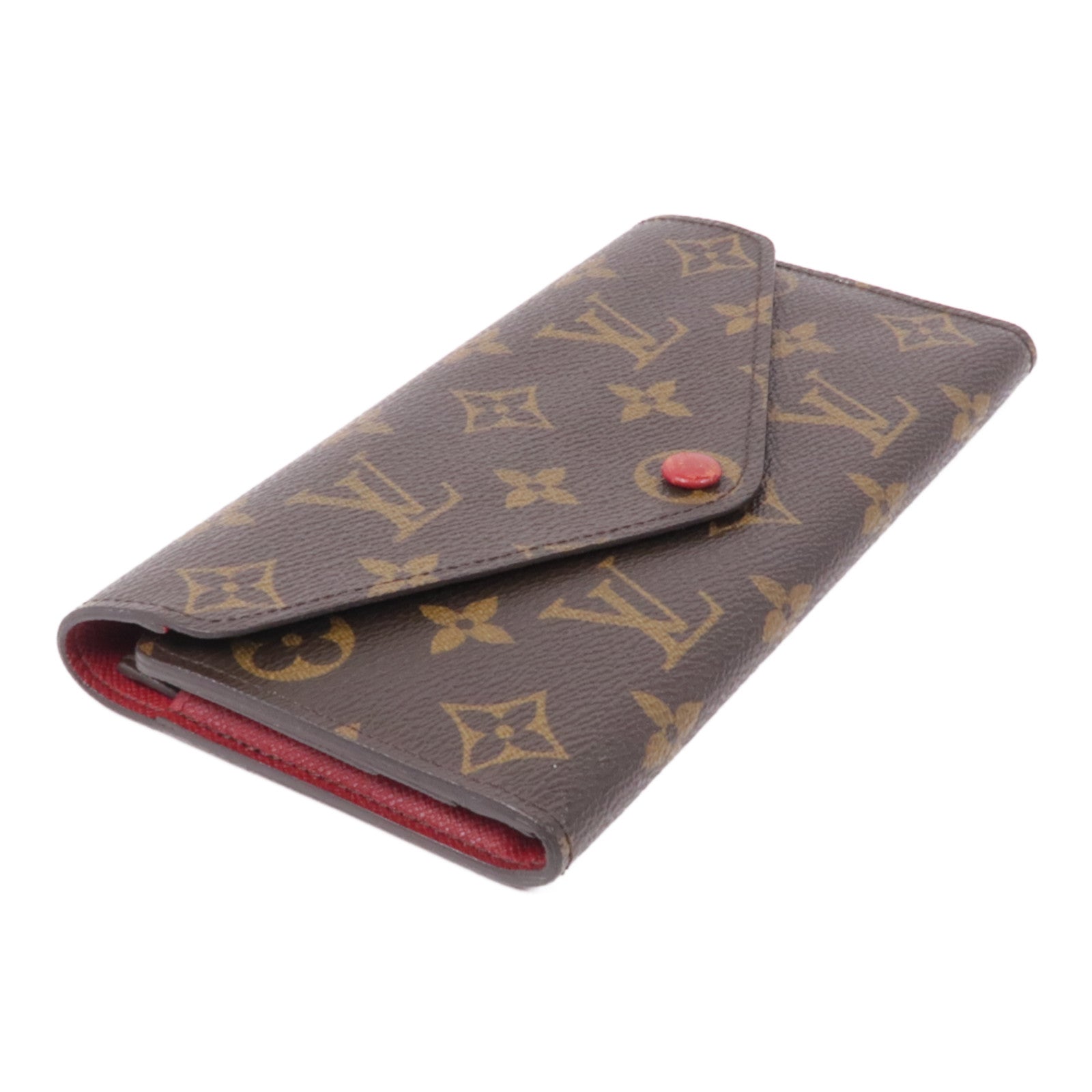 LOUIS VUITTON Monogram Emilie金扣長錢包