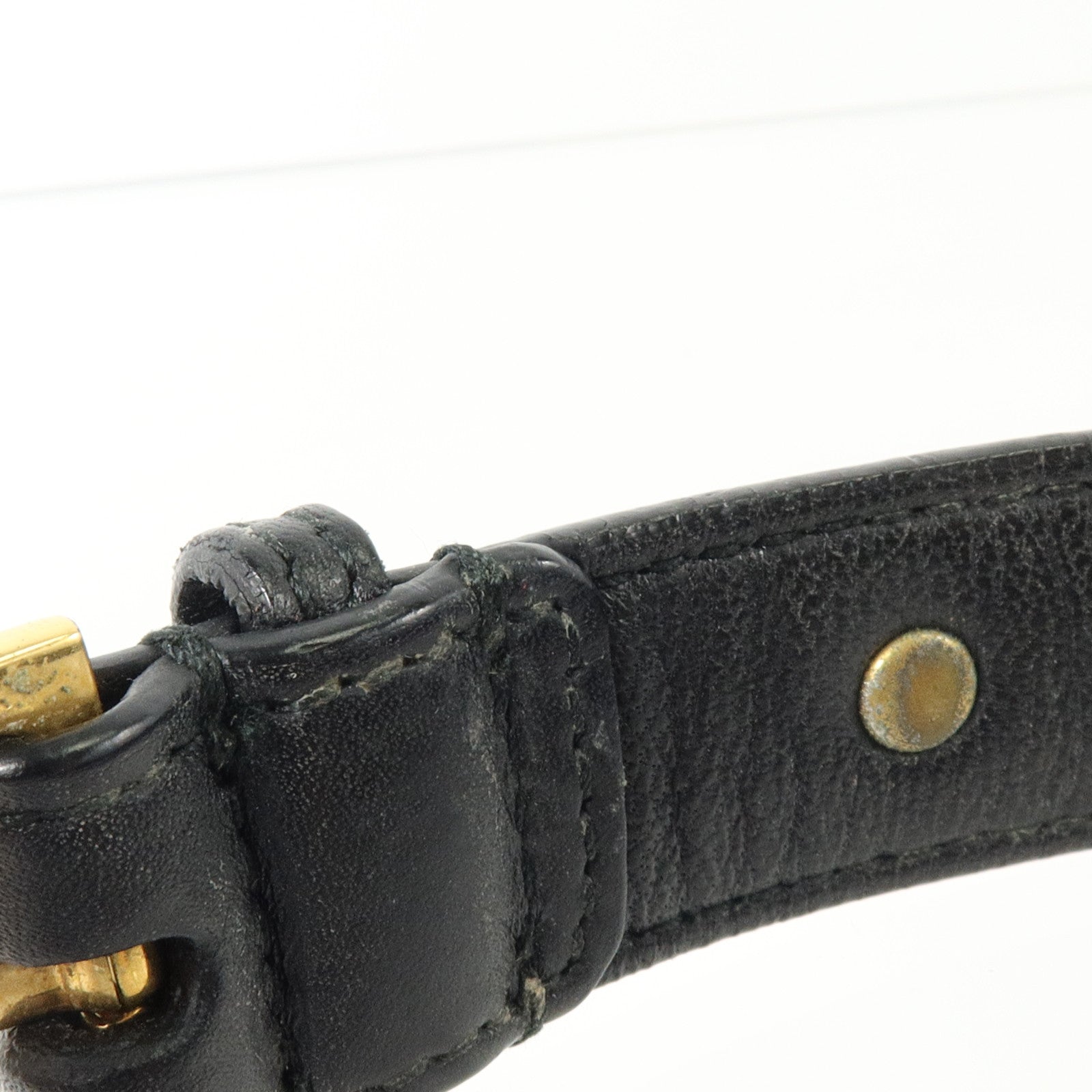 SAINT LAURENT 牛皮皮革/金屬Studded De Force Bracelet手鏈