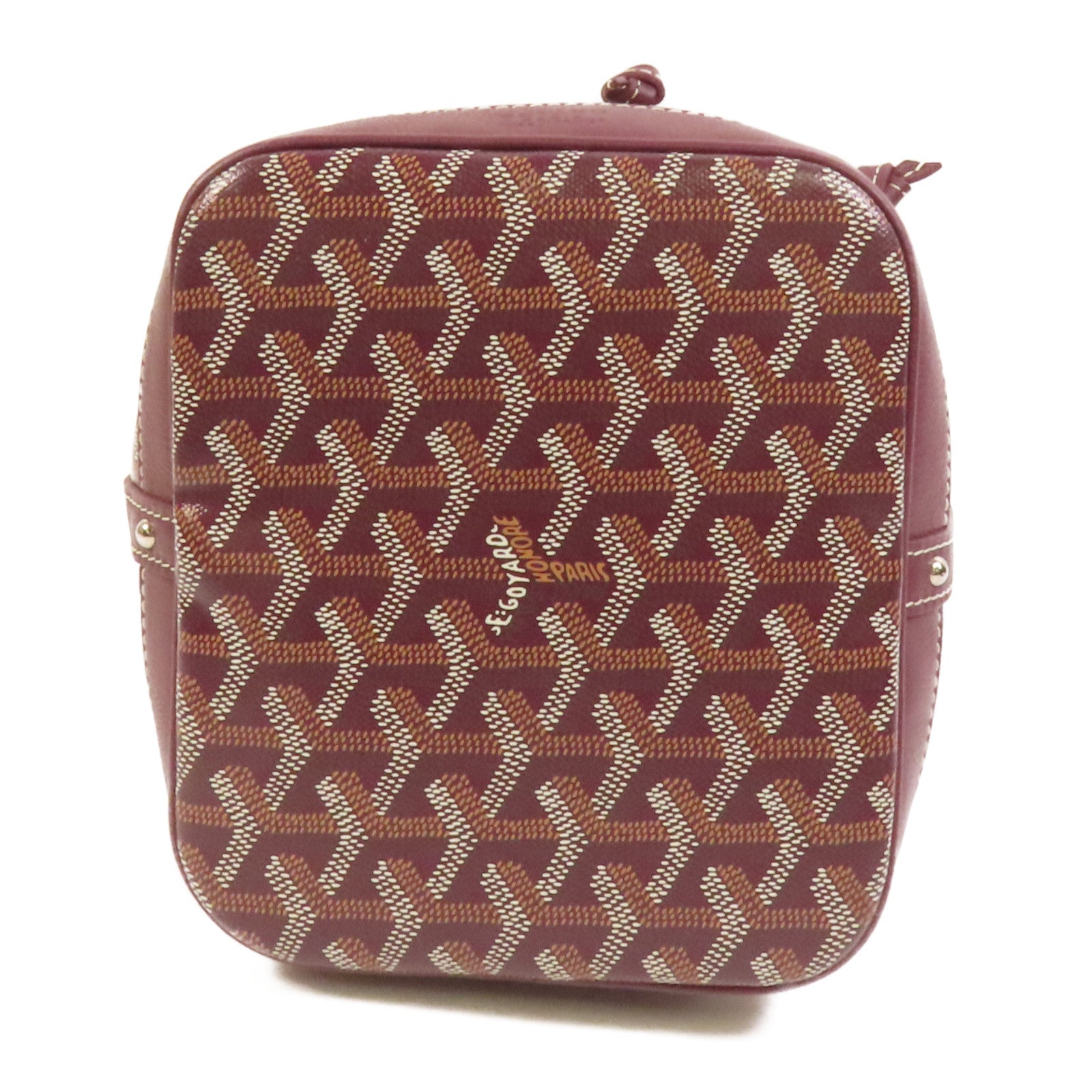 GOYARD 【激減優惠】塗層帆布Petit Flot Bucket肩背袋
