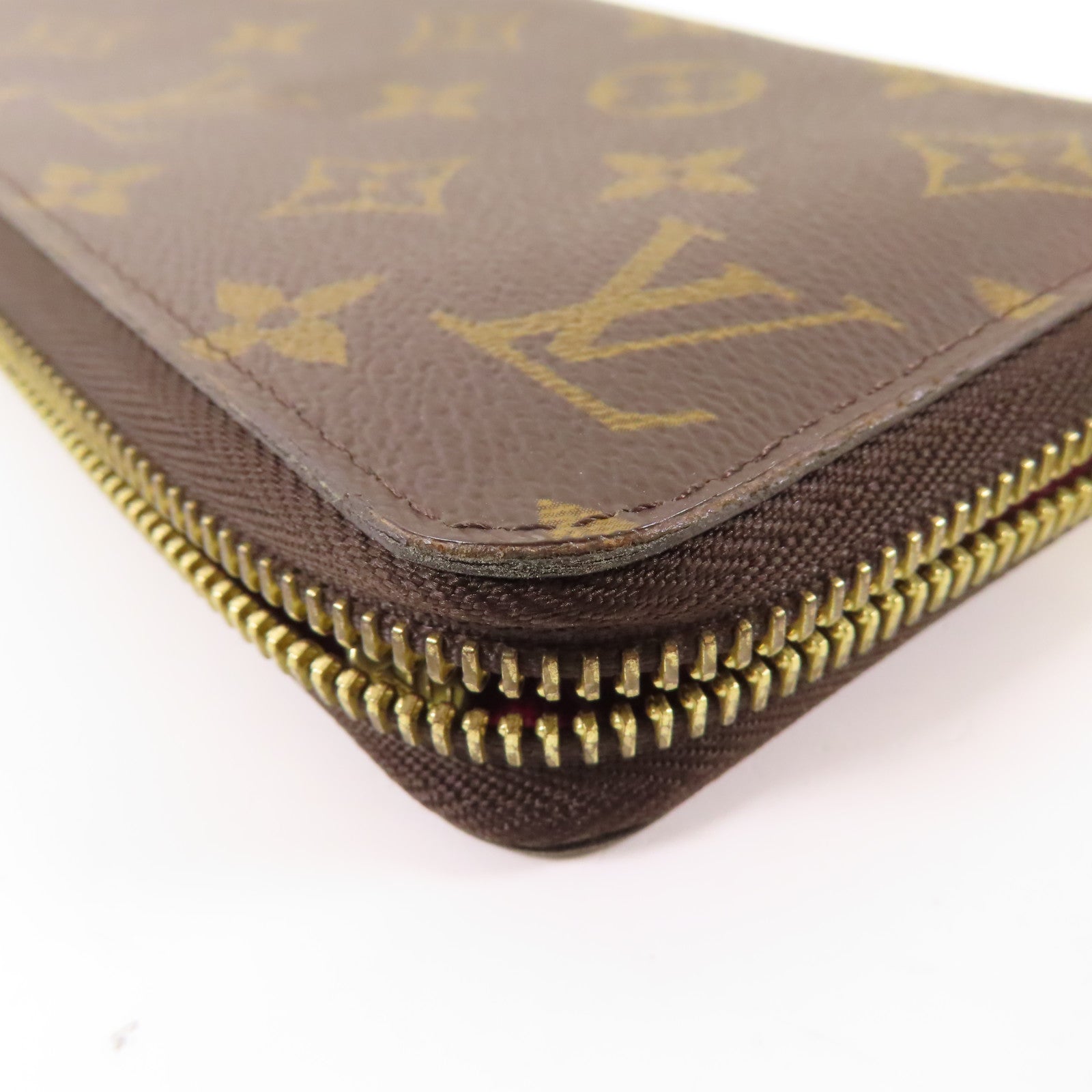 LOUIS VUITTON Monogram Zipper Long Wallet金扣長錢包