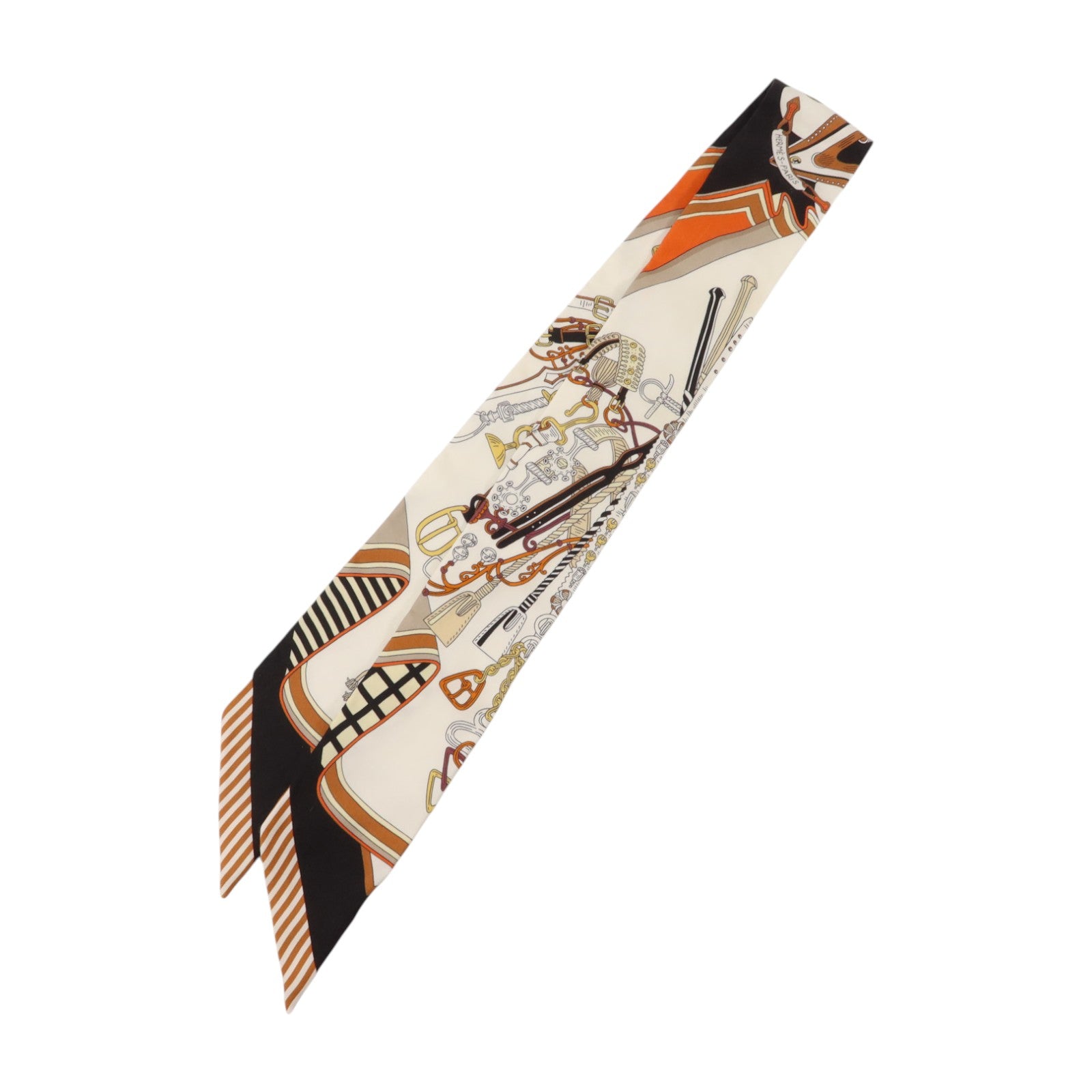 HERMES 絲質Twilly絲巾