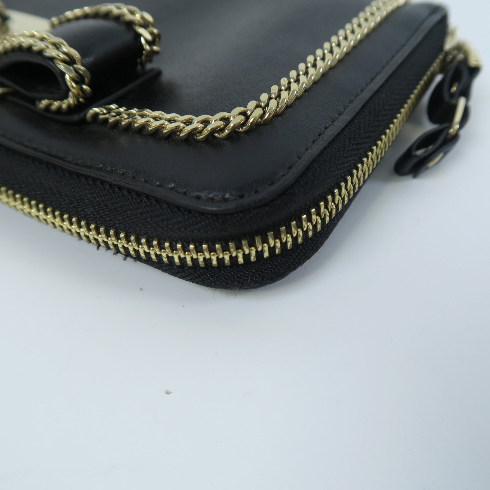 Salvatore Ferragamo 【激減優惠】牛皮皮革Long Wallet金扣長錢包黑色