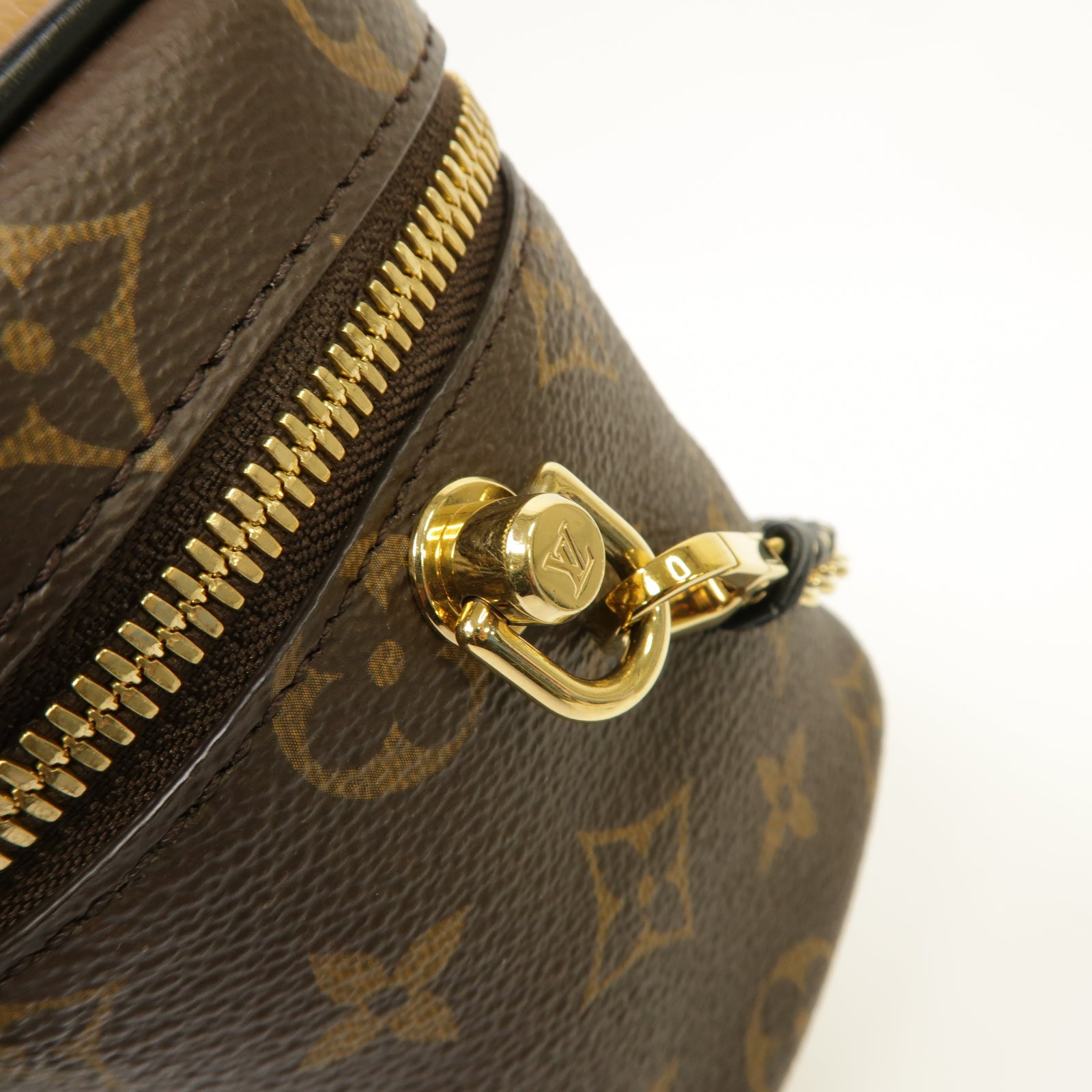 LOUIS VUITTON Monogram Vanity NV金扣手挽肩背兩用袋啡色
