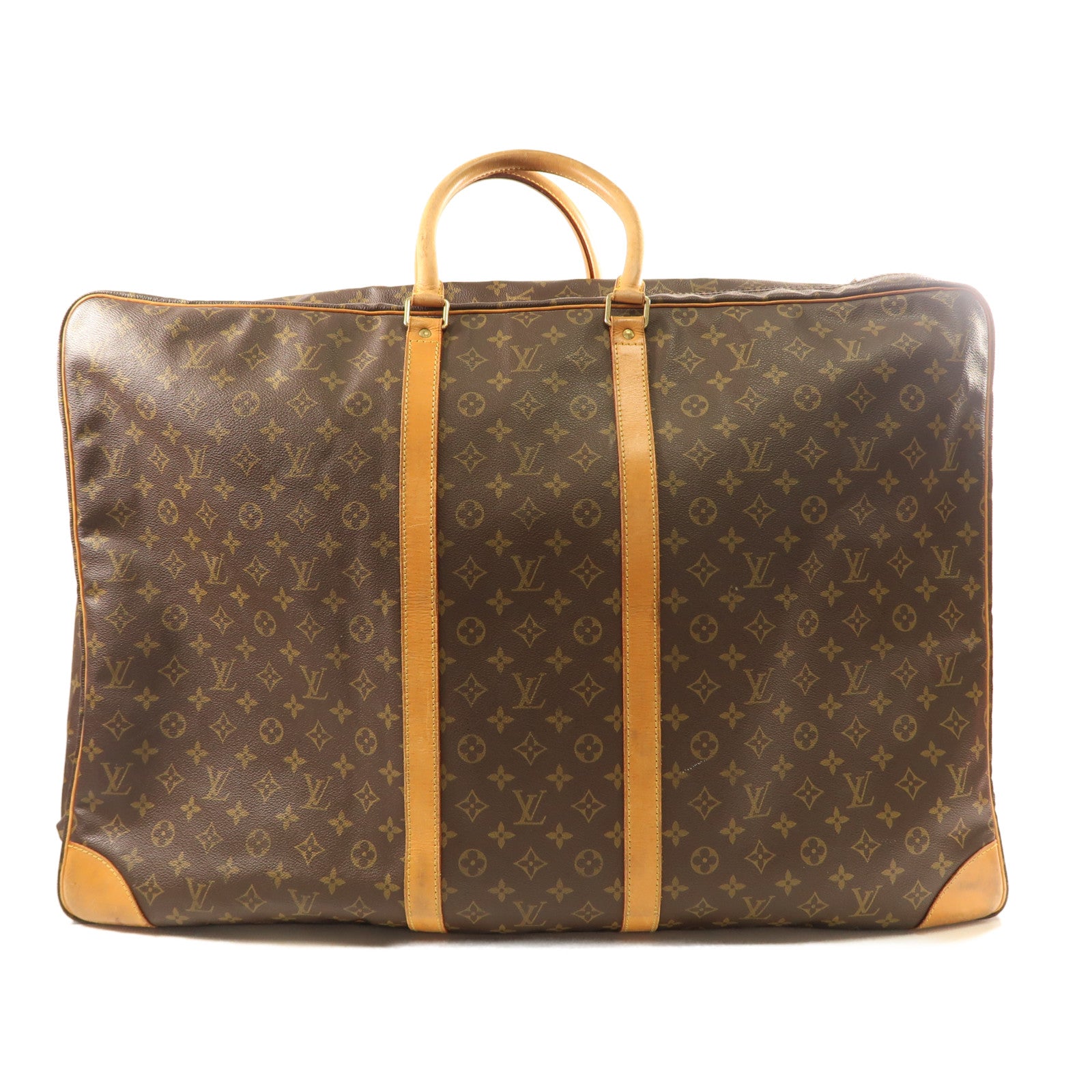LOUIS VUITTON Monogram Sirius Travel Bag金扣波士頓包棕色
