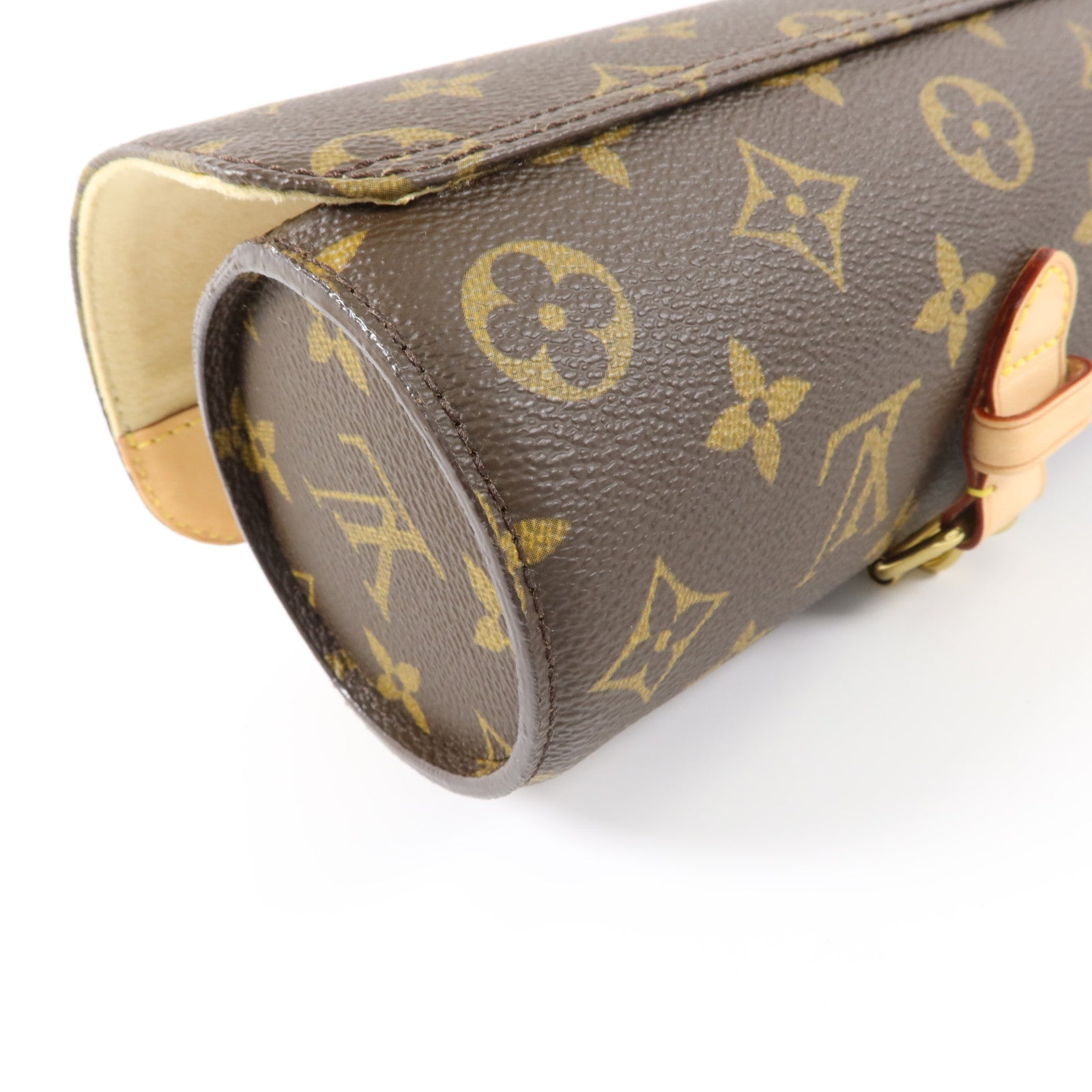 LOUIS VUITTON Monogram Watch Case金扣手錶裝飾盒