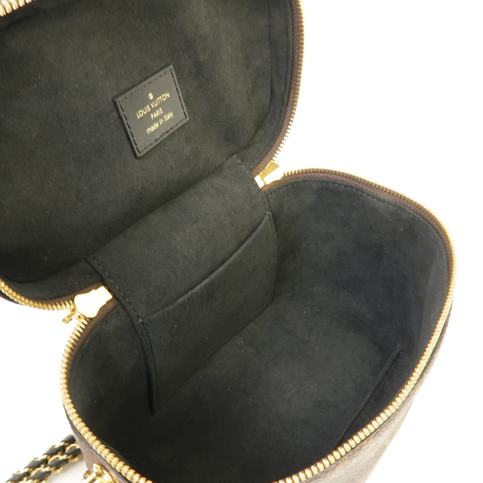 LOUIS VUITTON Monogram Vanity NV金扣手挽肩背兩用袋啡色