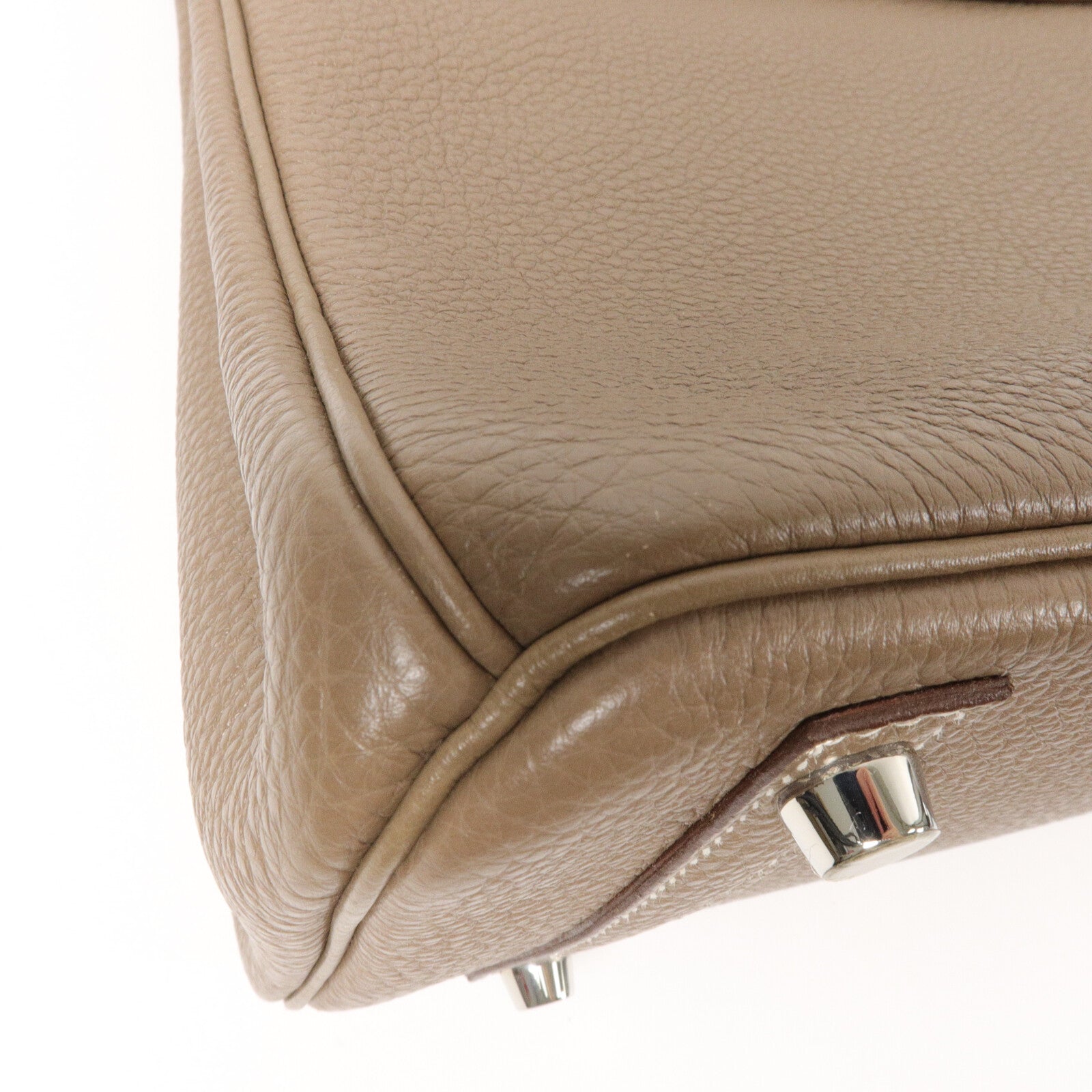 HERMES Togo皮革Birkin 30手挽袋Etoupe