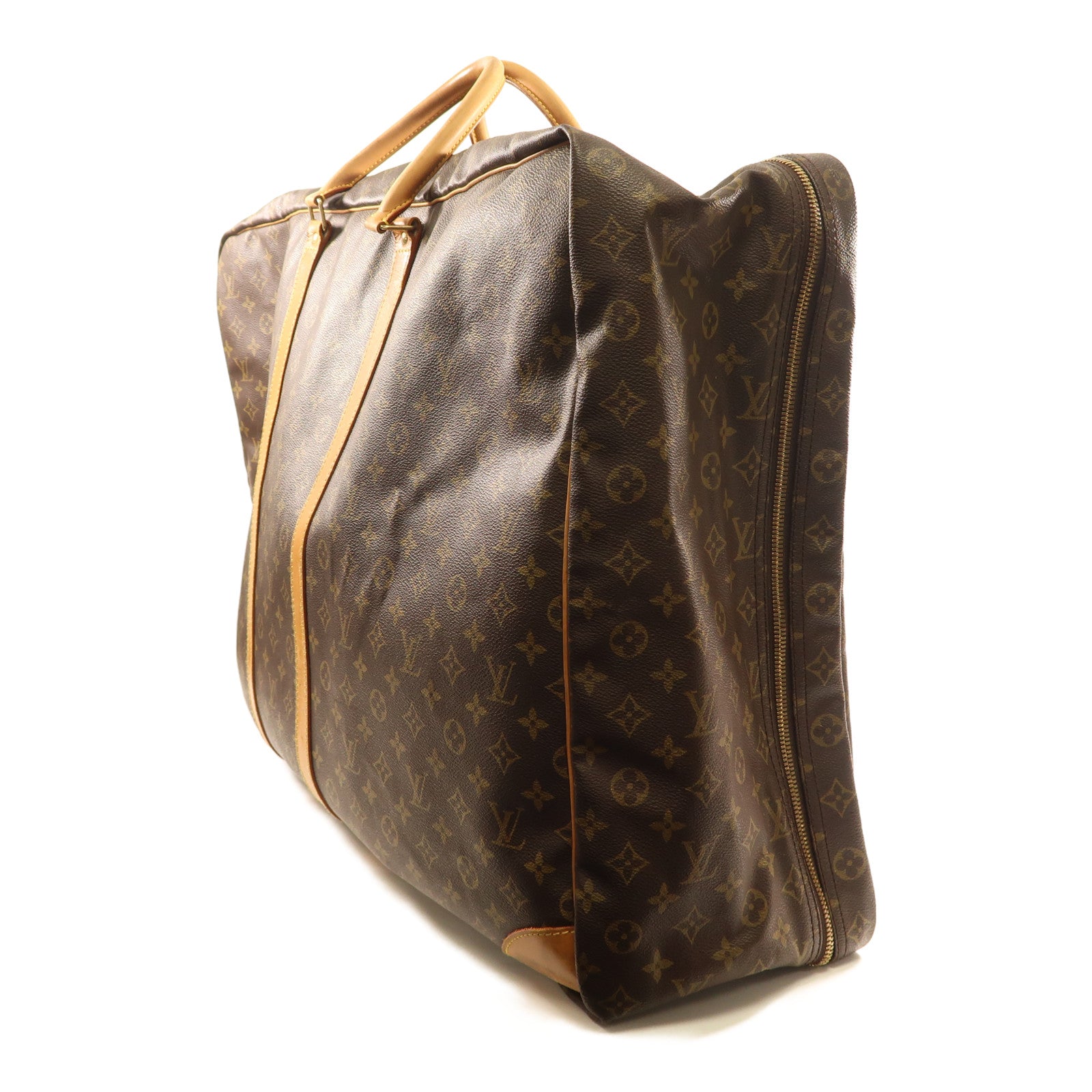 LOUIS VUITTON Monogram Sirius Travel Bag金扣波士頓包棕色