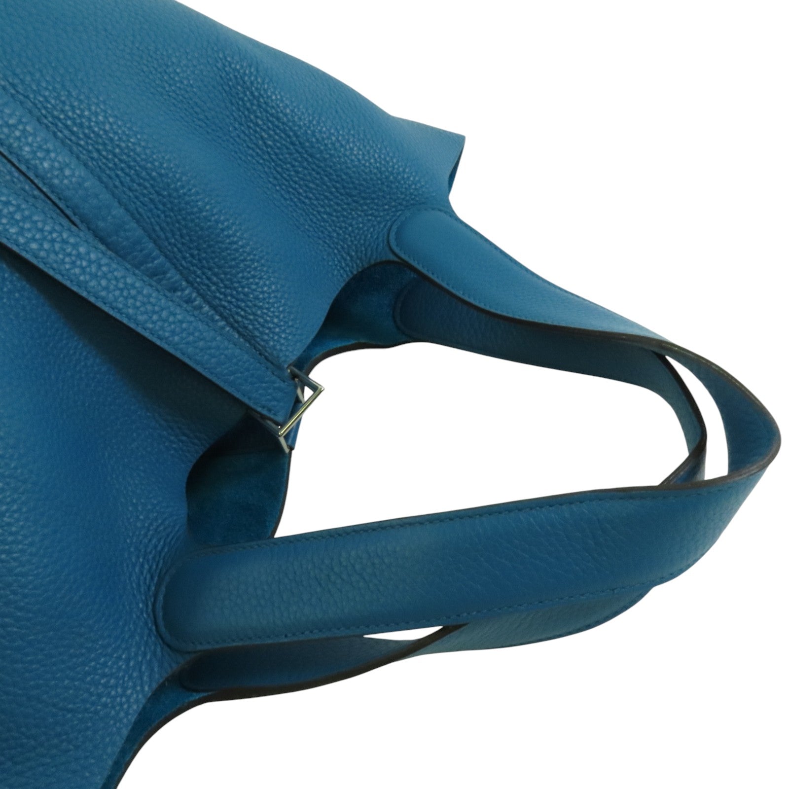 HERMES Clemence Picotin GM銀扣手挽袋