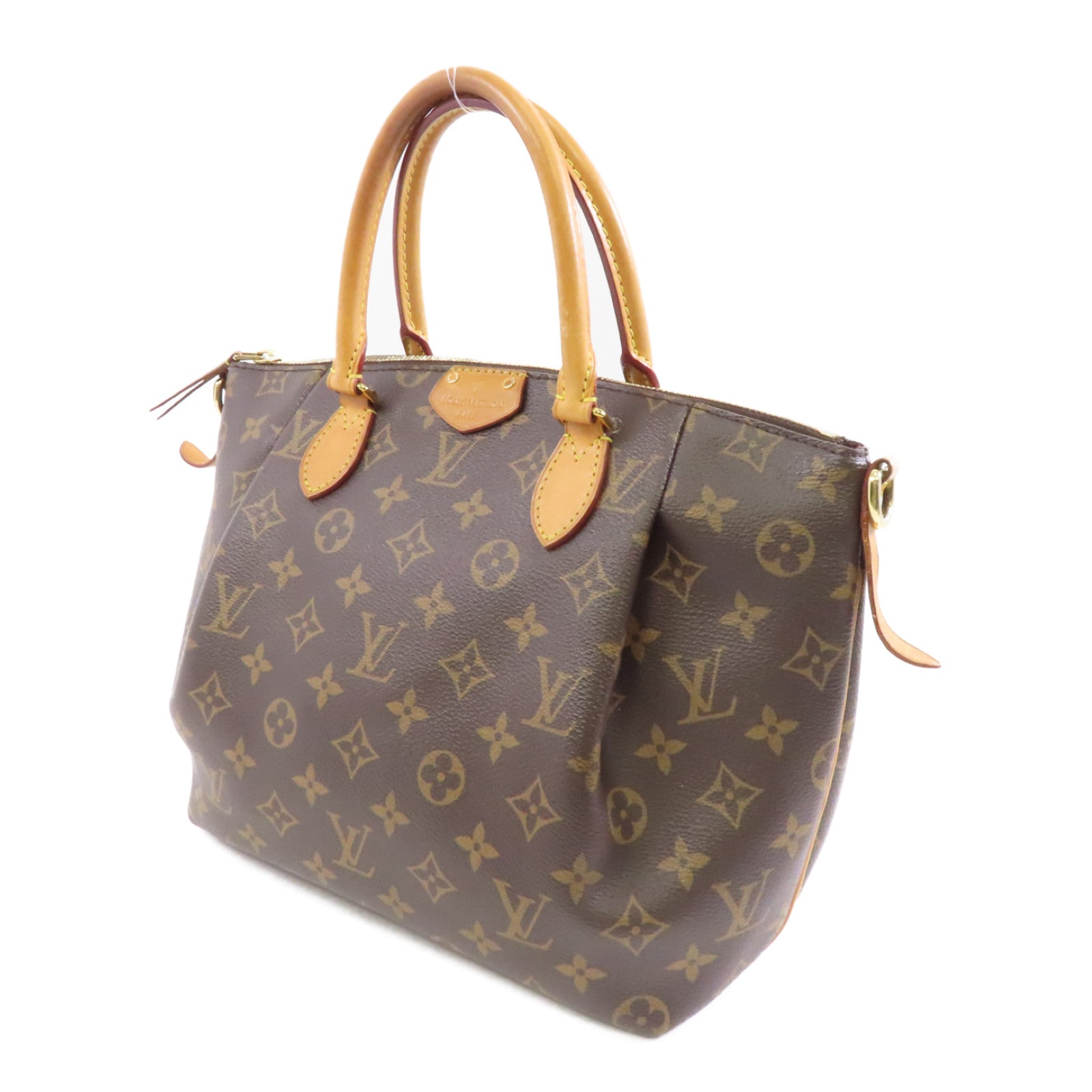 LOUIS VUITTON Monogram Turenne PM金扣手挽肩背兩用袋啡色