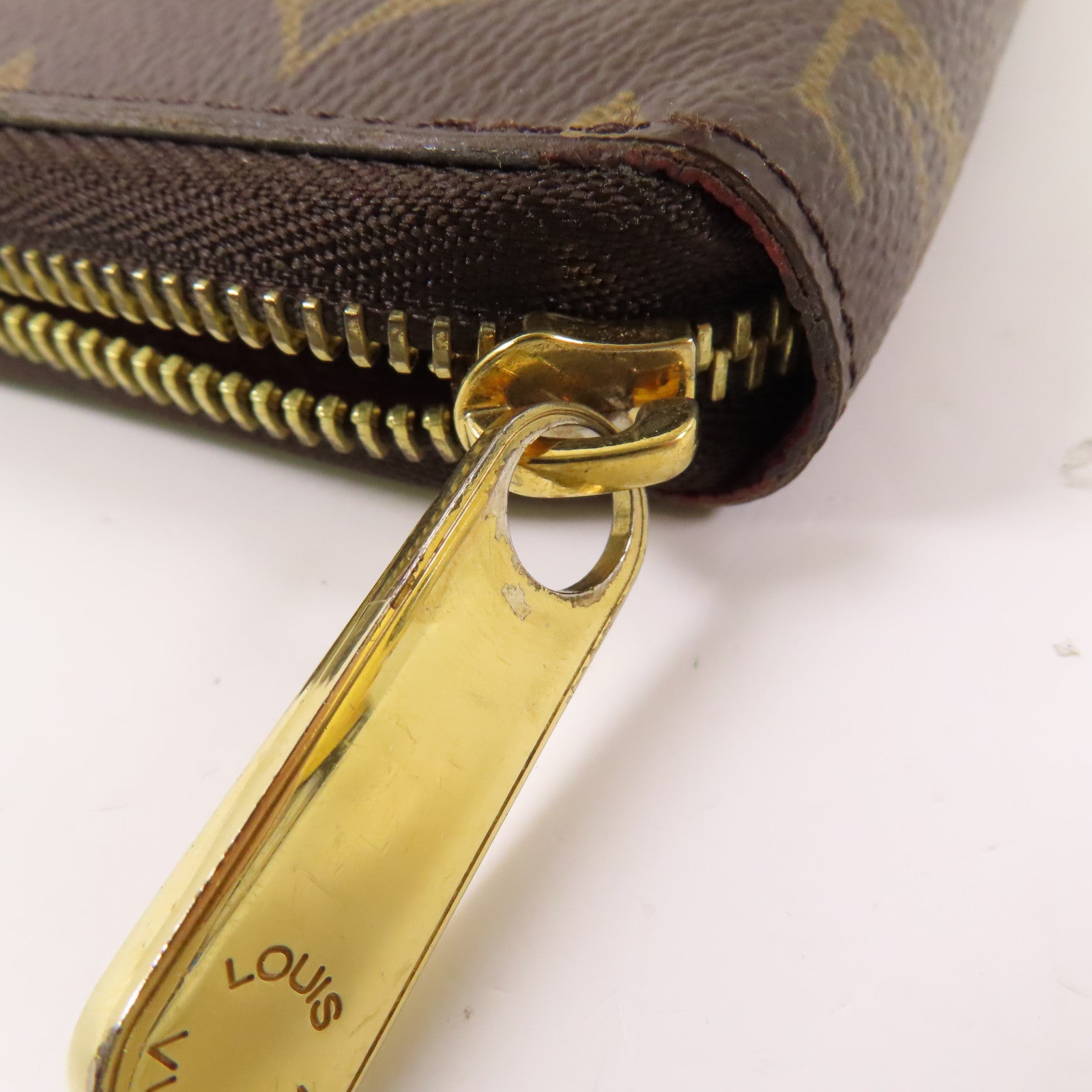 LOUIS VUITTON Monogram Zipper Long Wallet金扣長錢包