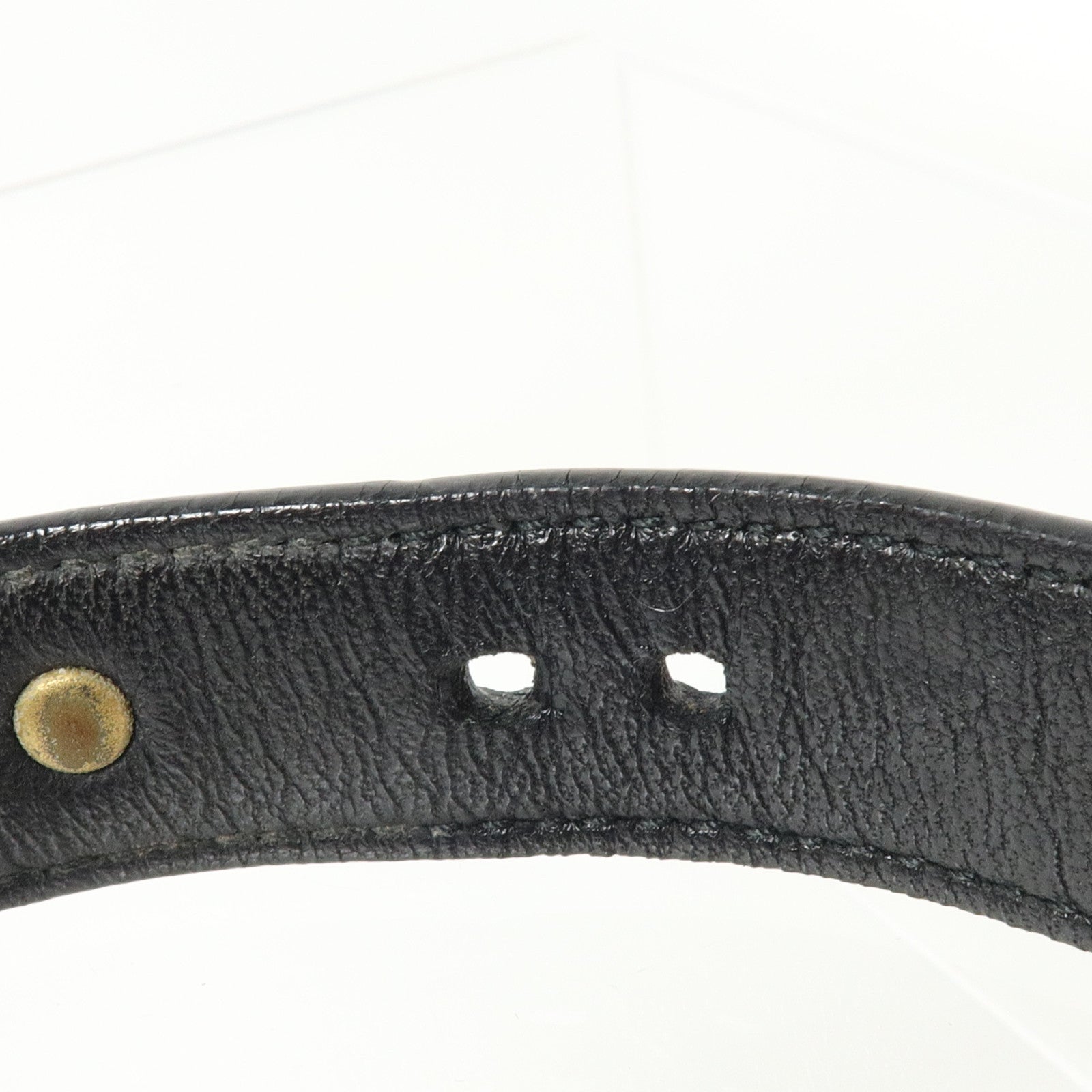 SAINT LAURENT 牛皮皮革/金屬Studded De Force Bracelet手鏈