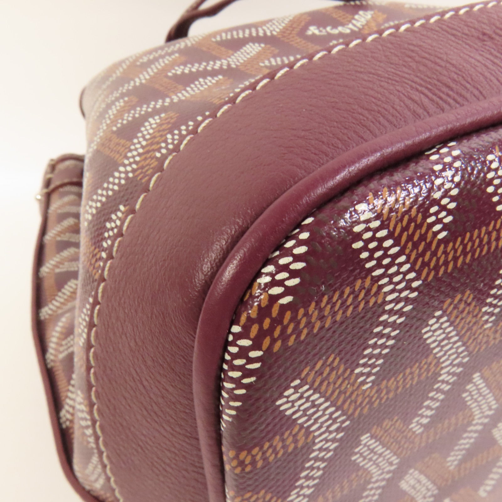 GOYARD 【激減優惠】塗層帆布Petit Flot Bucket肩背袋