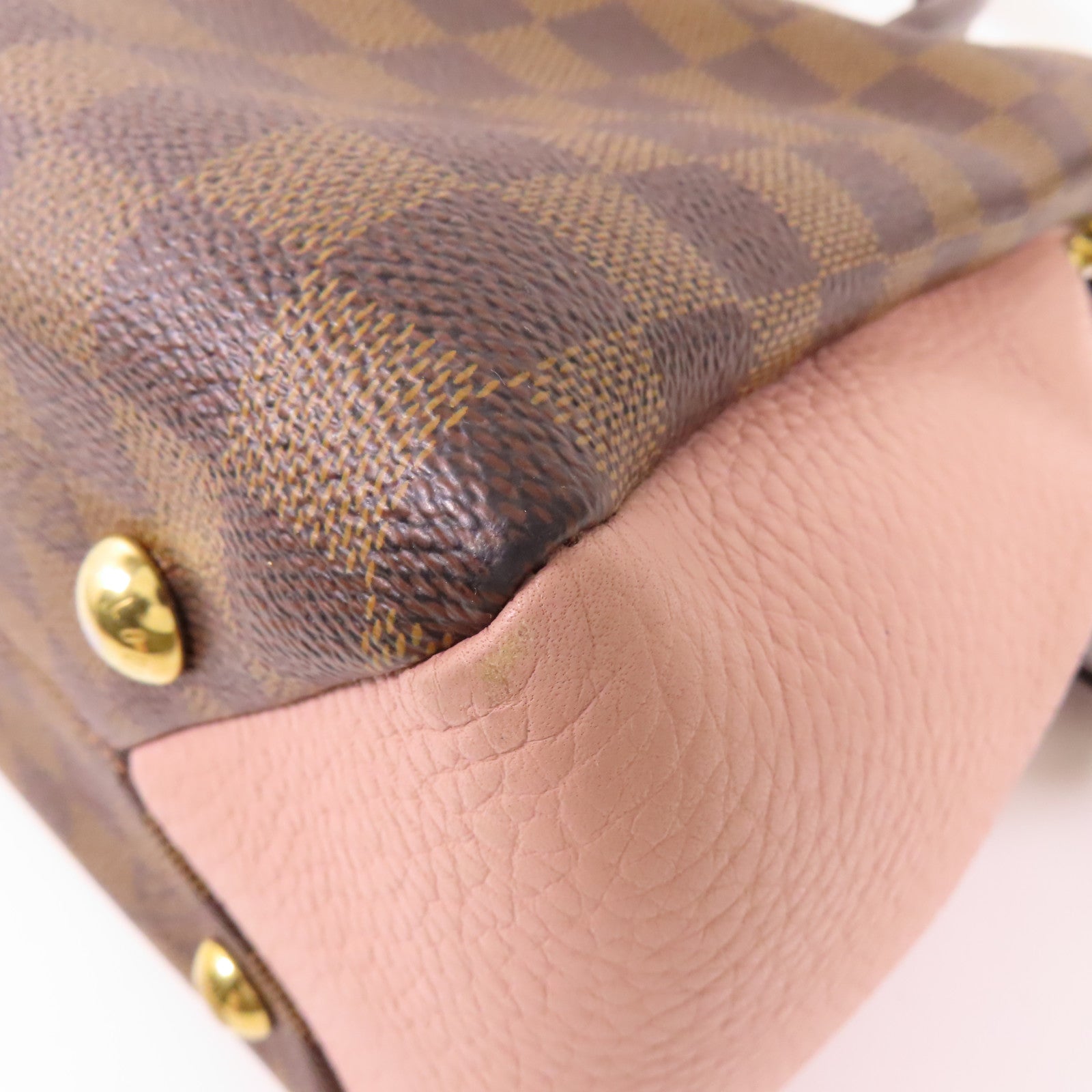 LOUIS VUITTON Damier Brittany金扣手挽肩背兩用袋