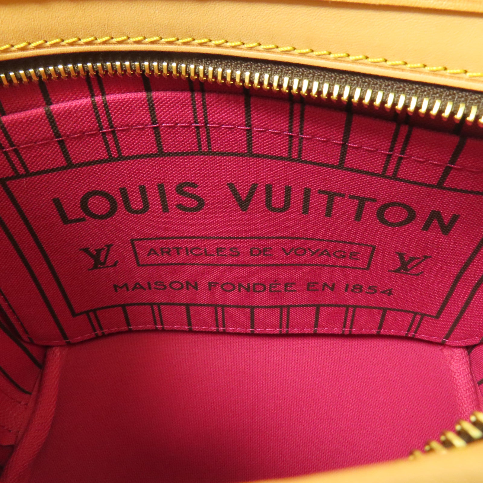 LOUIS VUITTON Monogram Neverfull BB金扣手挽肩背兩用袋
