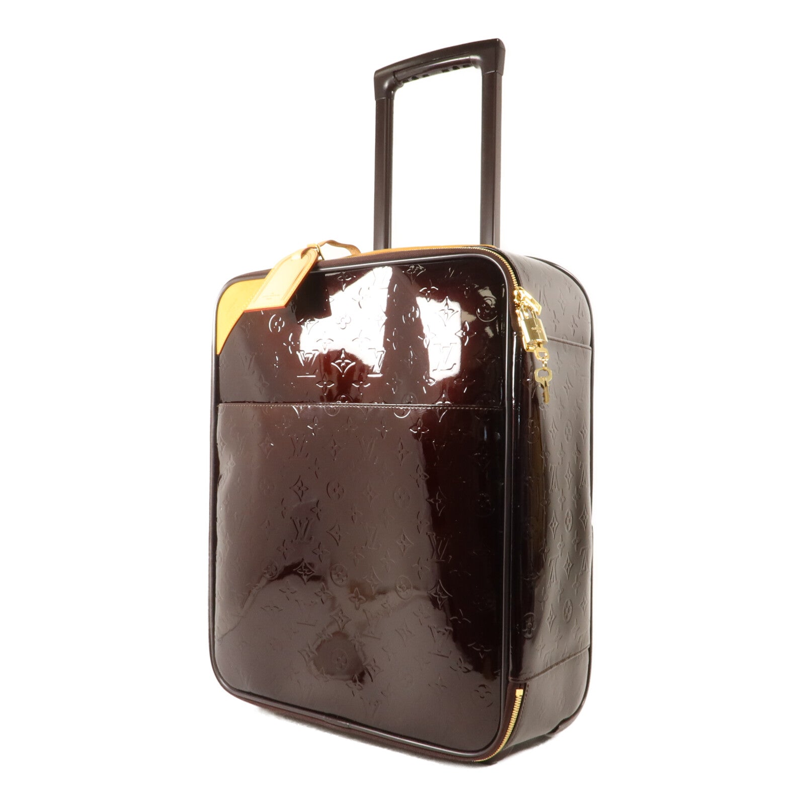 LOUIS VUITTON Monogram Vernis Pegase 45 Suitcase行李箱