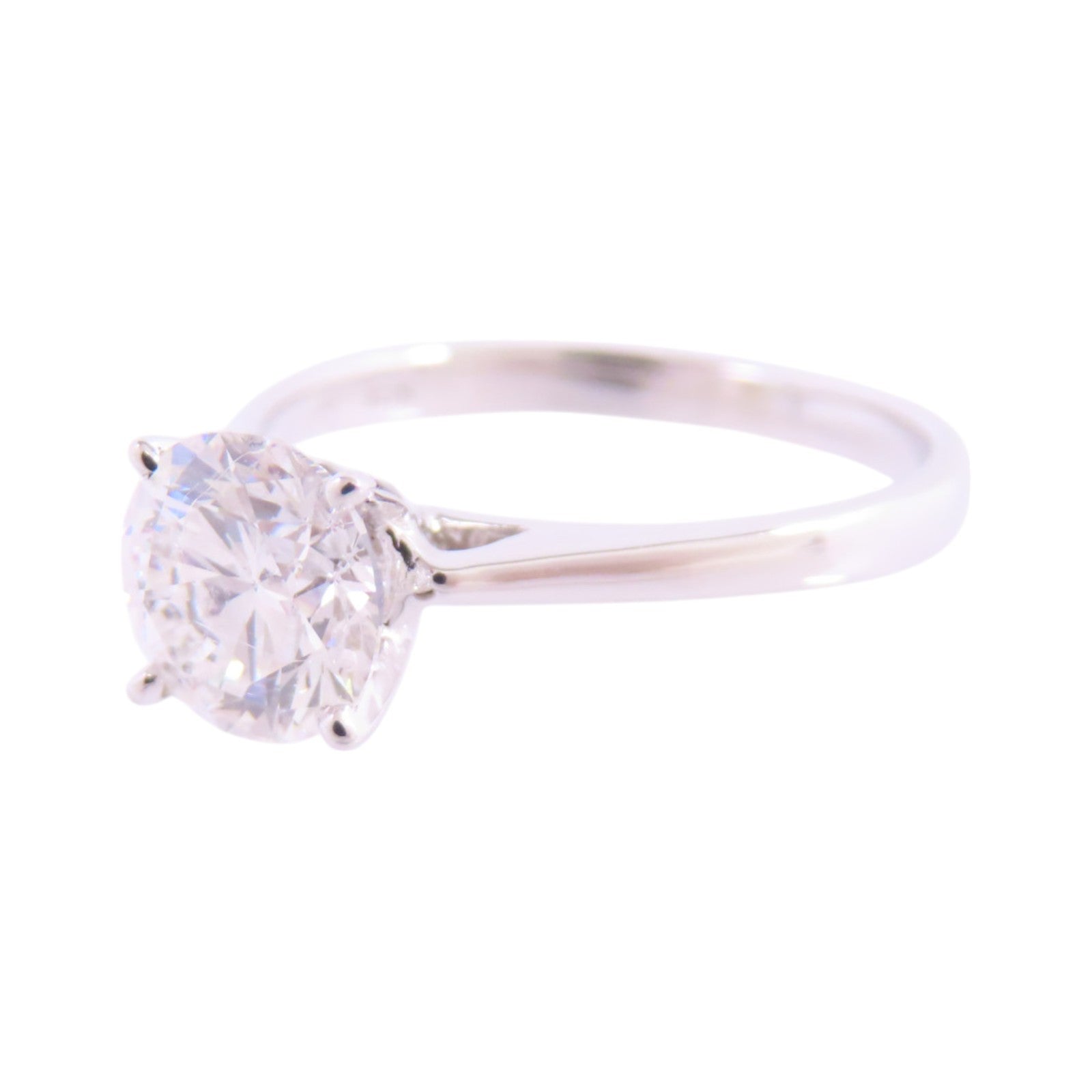 JEWELRY (PRICE DOWN) Diamond Ring US#4.75 18K White Gold