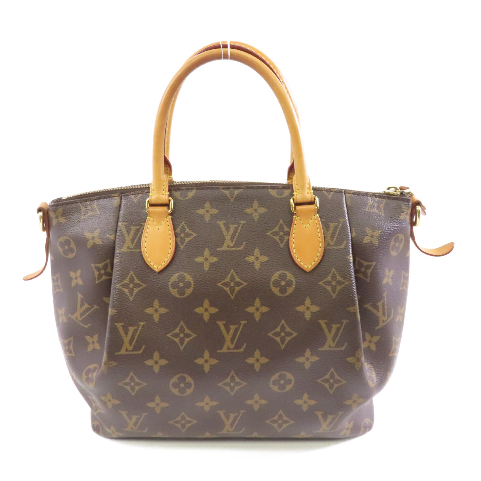 LOUIS VUITTON Monogram Turenne PM金扣手挽肩背兩用袋啡色