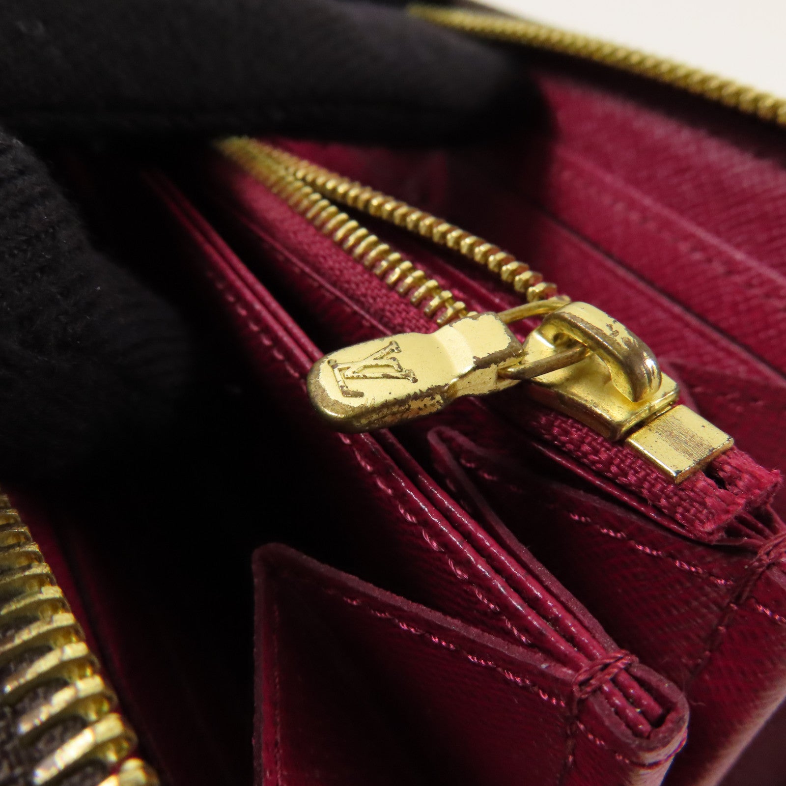 LOUIS VUITTON Monogram Zipper Long Wallet金扣長錢包