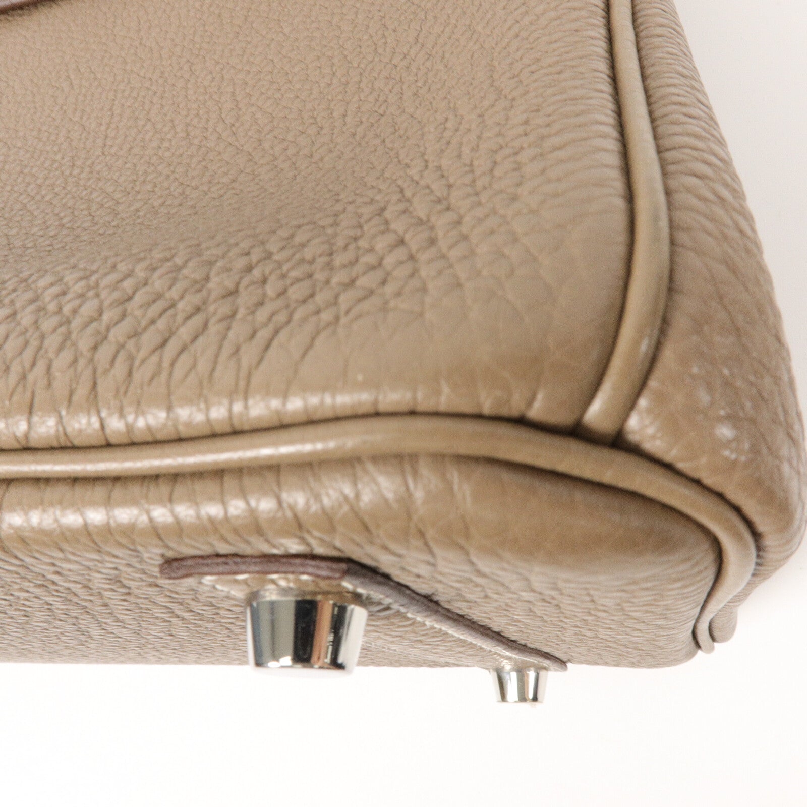HERMES Togo皮革Birkin 30手挽袋Etoupe