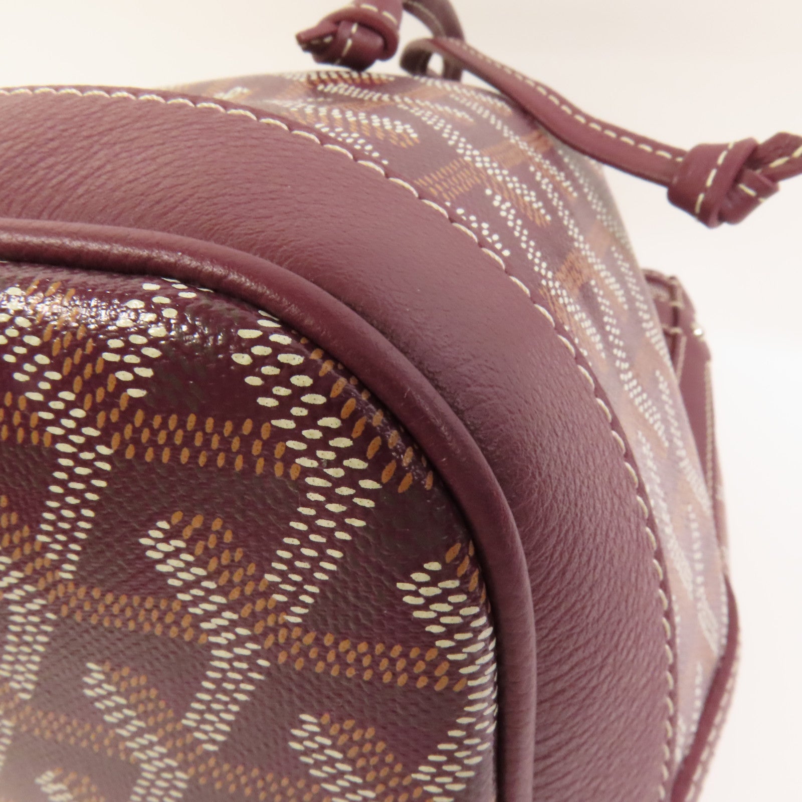 GOYARD 【激減優惠】塗層帆布Petit Flot Bucket肩背袋