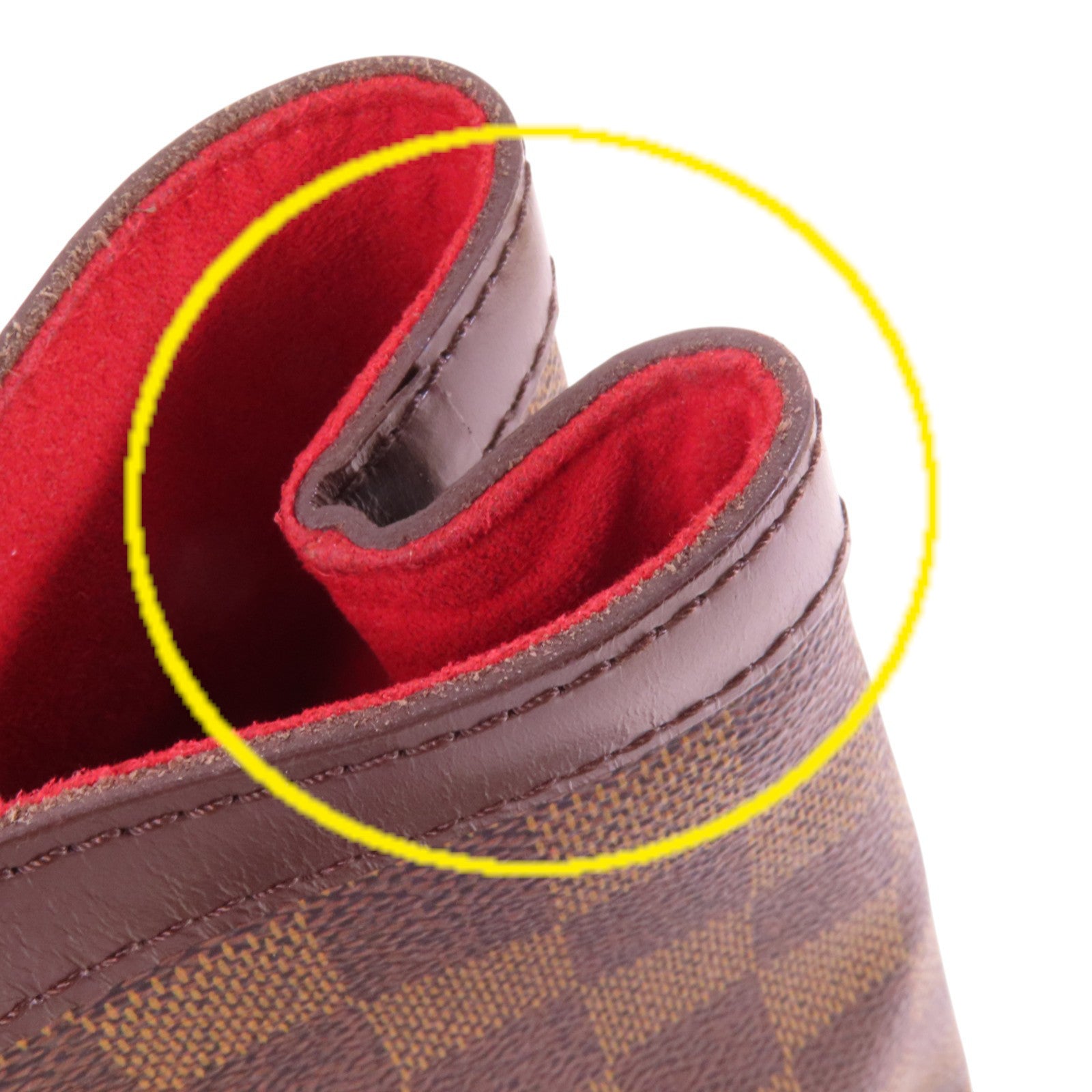 LOUIS VUITTON Damier Ebene Hampstead PM金扣肩背袋