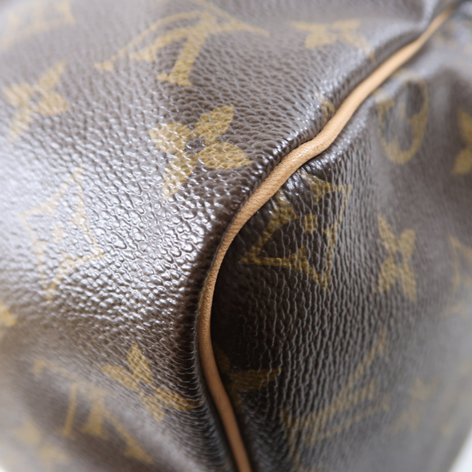 LOUIS VUITTON Monogram Speedy 30金扣手挽袋啡色