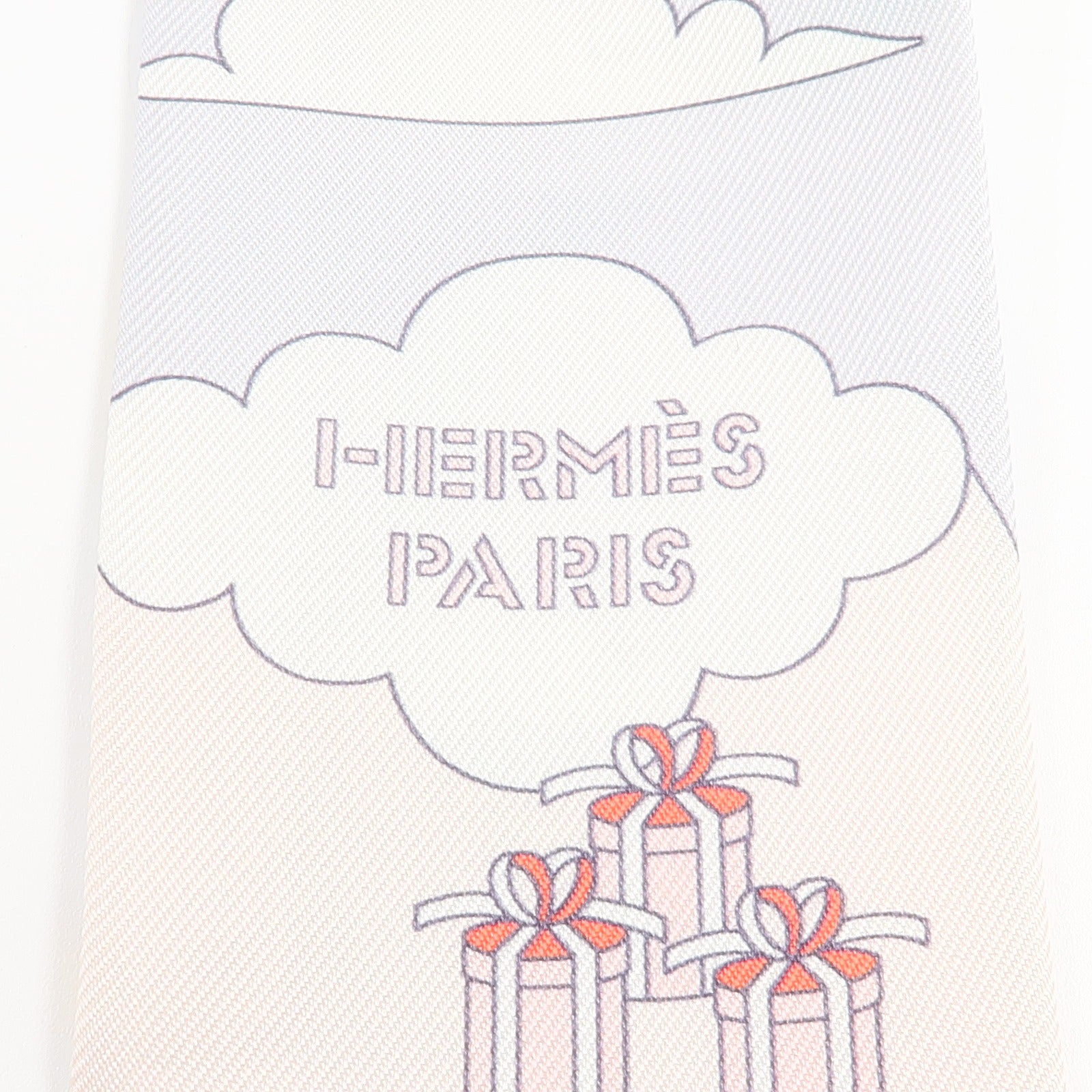 HERMES 絲質Twilly絲巾