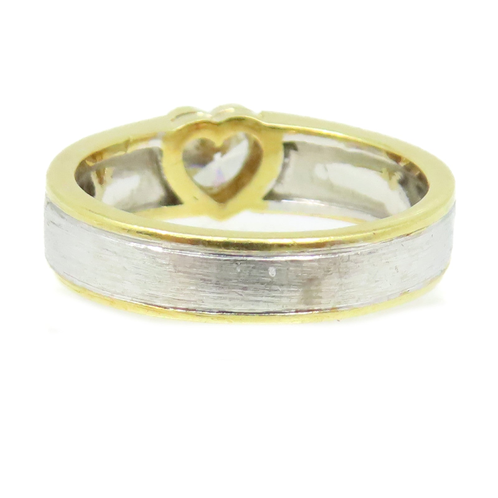JEWELRY 【激減優惠】18K黃金/白金0.41ct鑽石Diamond Ring戒指US#4.5