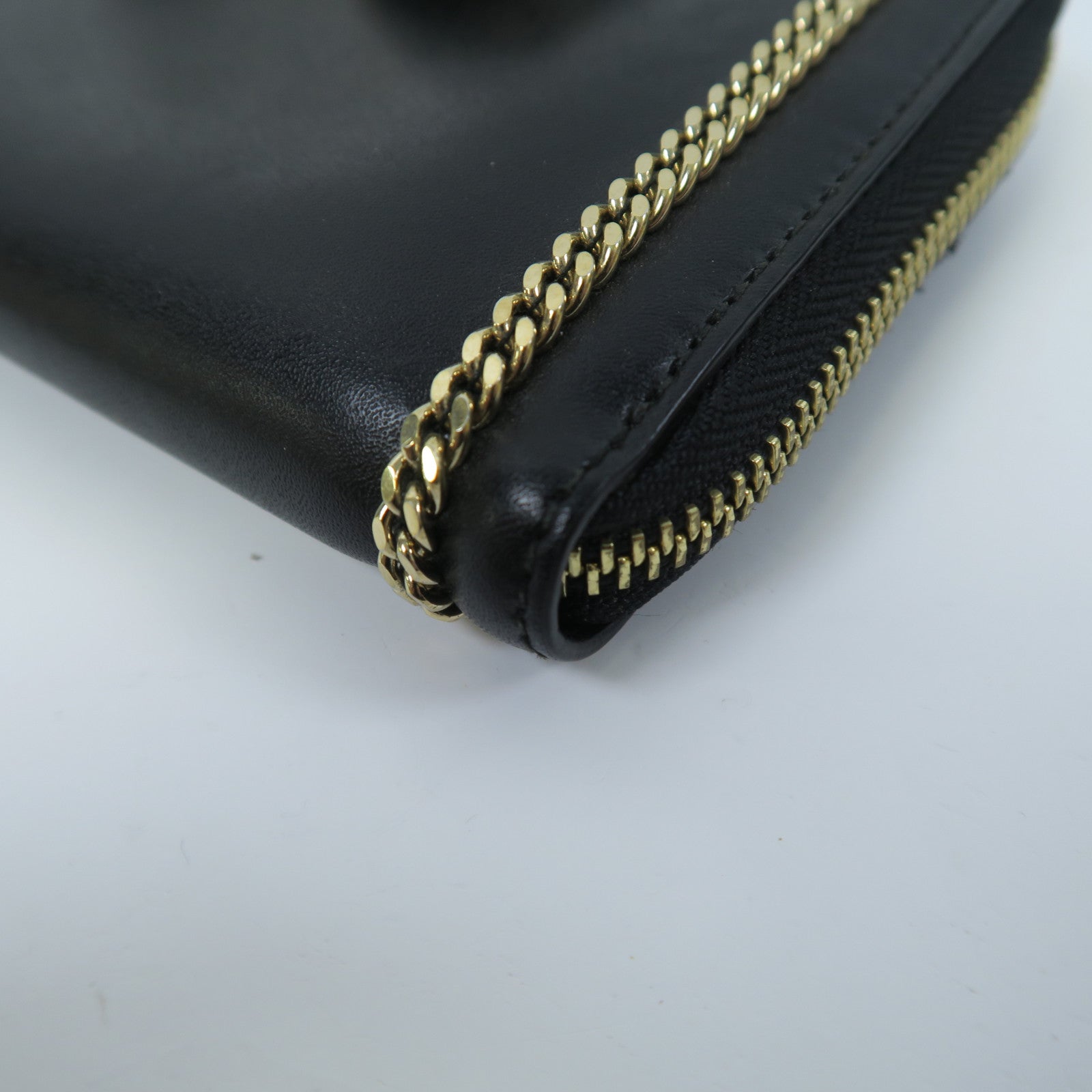 Salvatore Ferragamo 【激減優惠】牛皮皮革Long Wallet金扣長錢包黑色