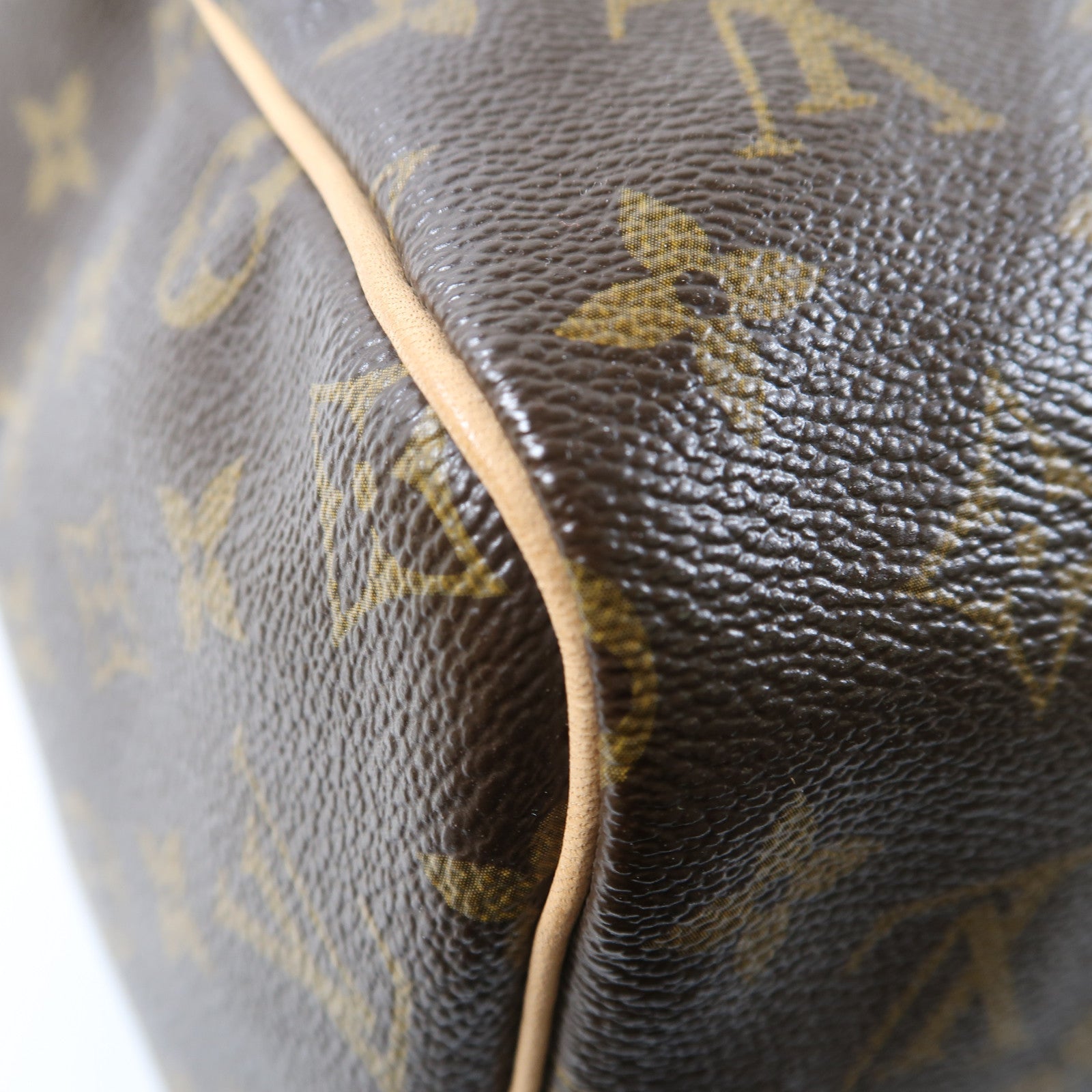 LOUIS VUITTON Monogram Speedy 30金扣手挽袋啡色