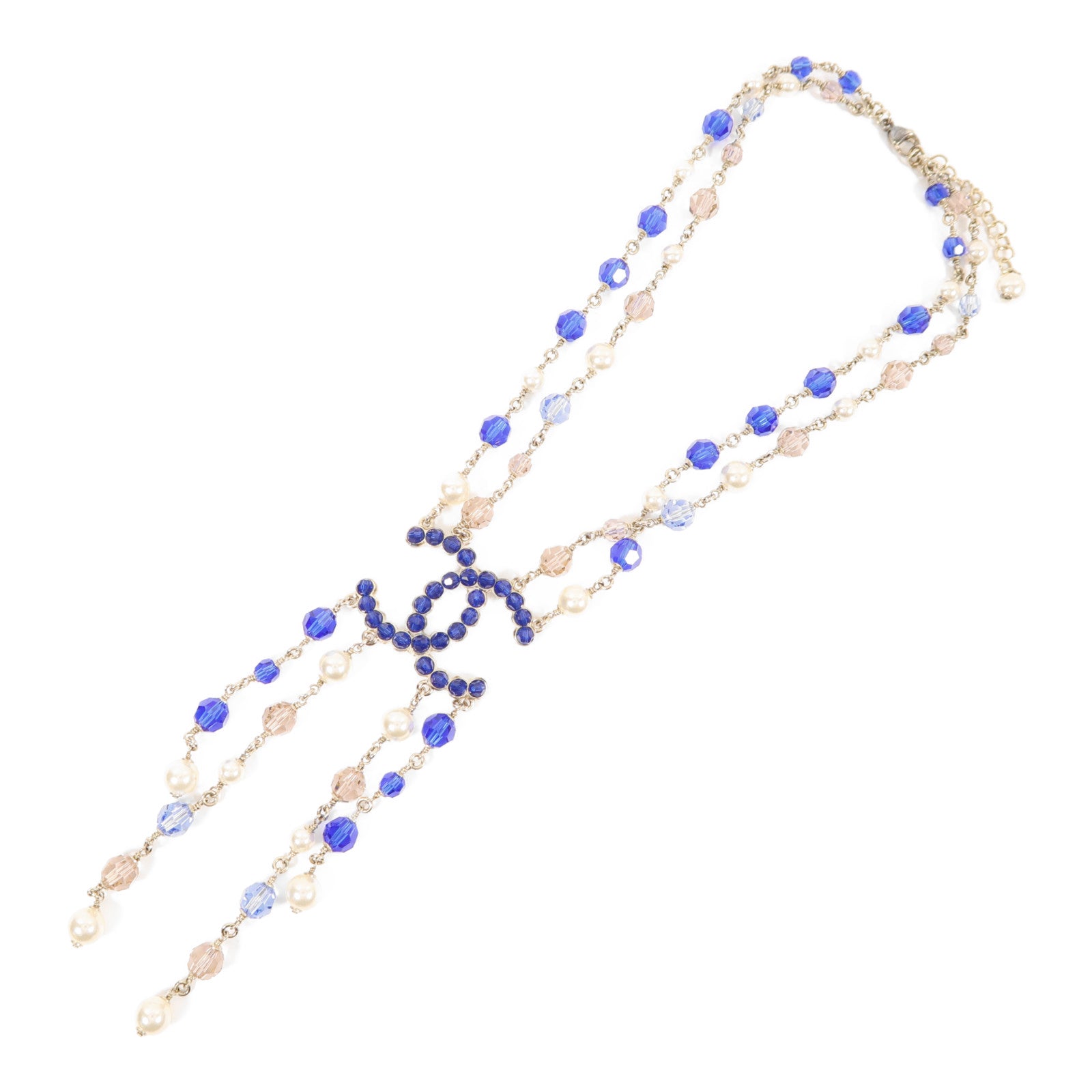 CHANEL 金屬/水晶Necklace項鍊