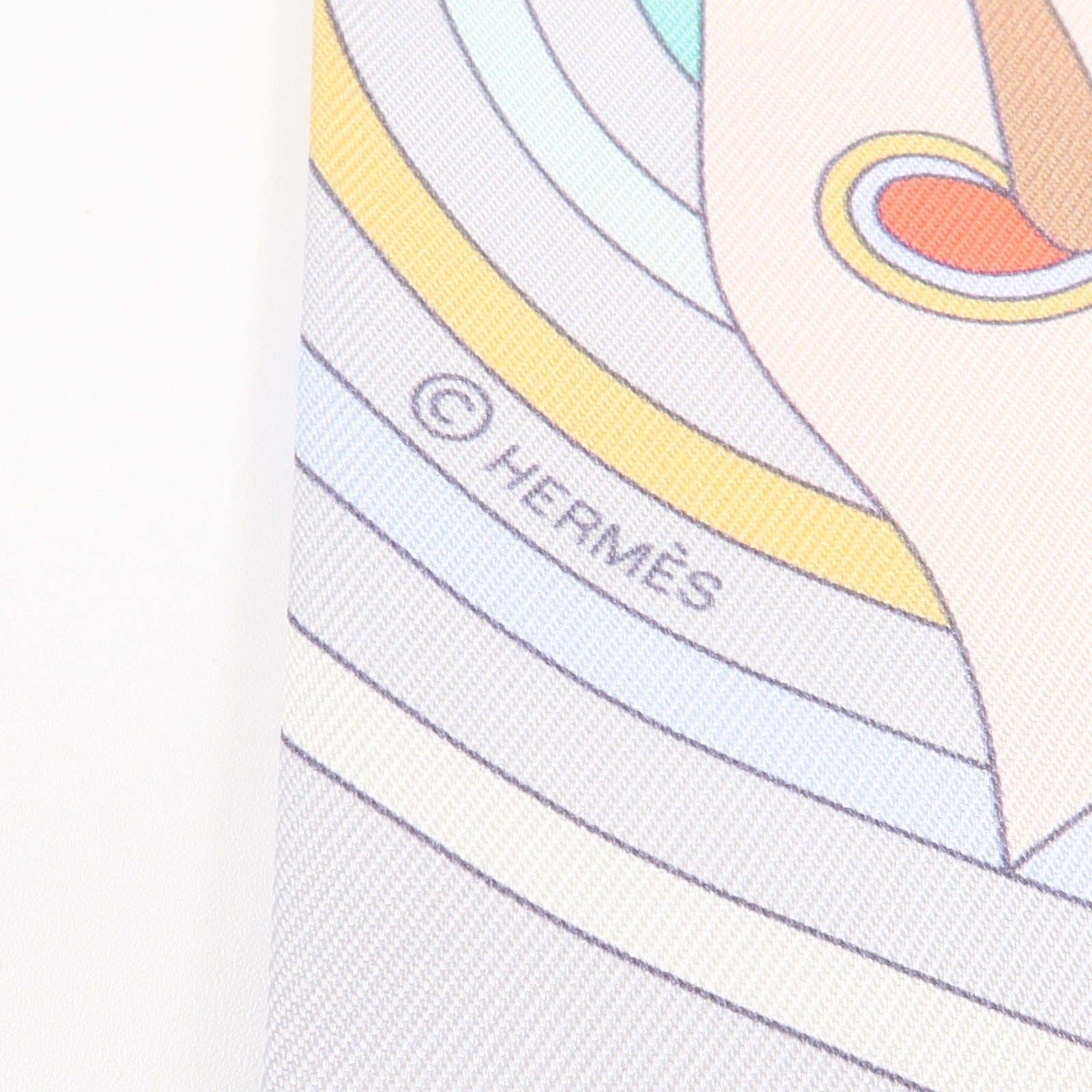 HERMES 絲質Twilly絲巾