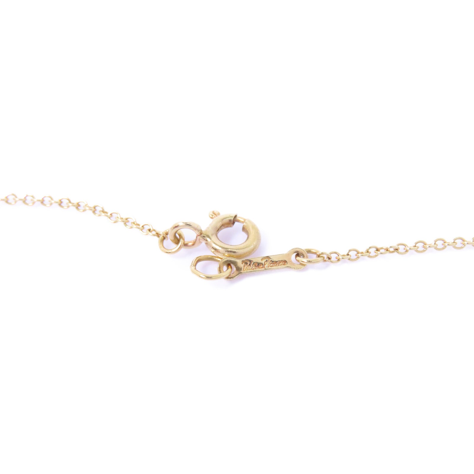 TIFFANY＆CO 18K黃金X Pendant項鍊
