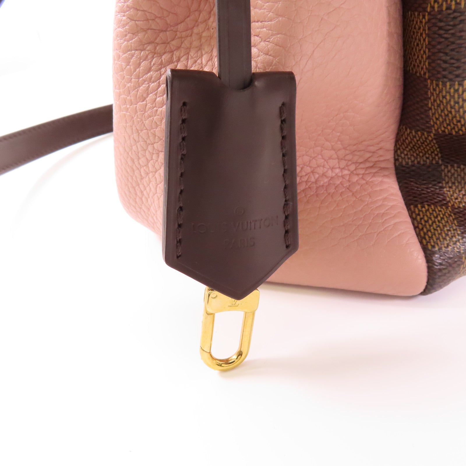 LOUIS VUITTON Damier Brittany金扣手挽肩背兩用袋